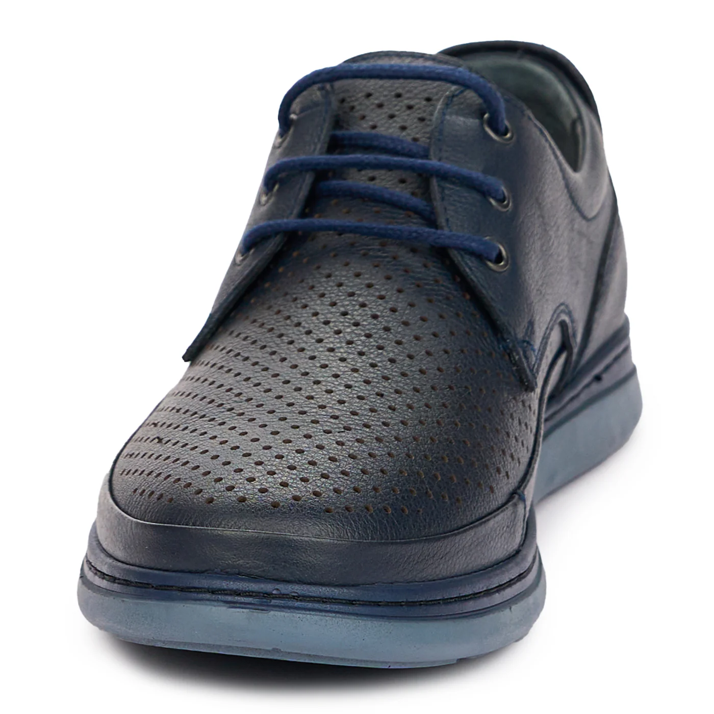Pantofi Casual Barbati Bleumarin din Piele Naturala 7307 - Image 4