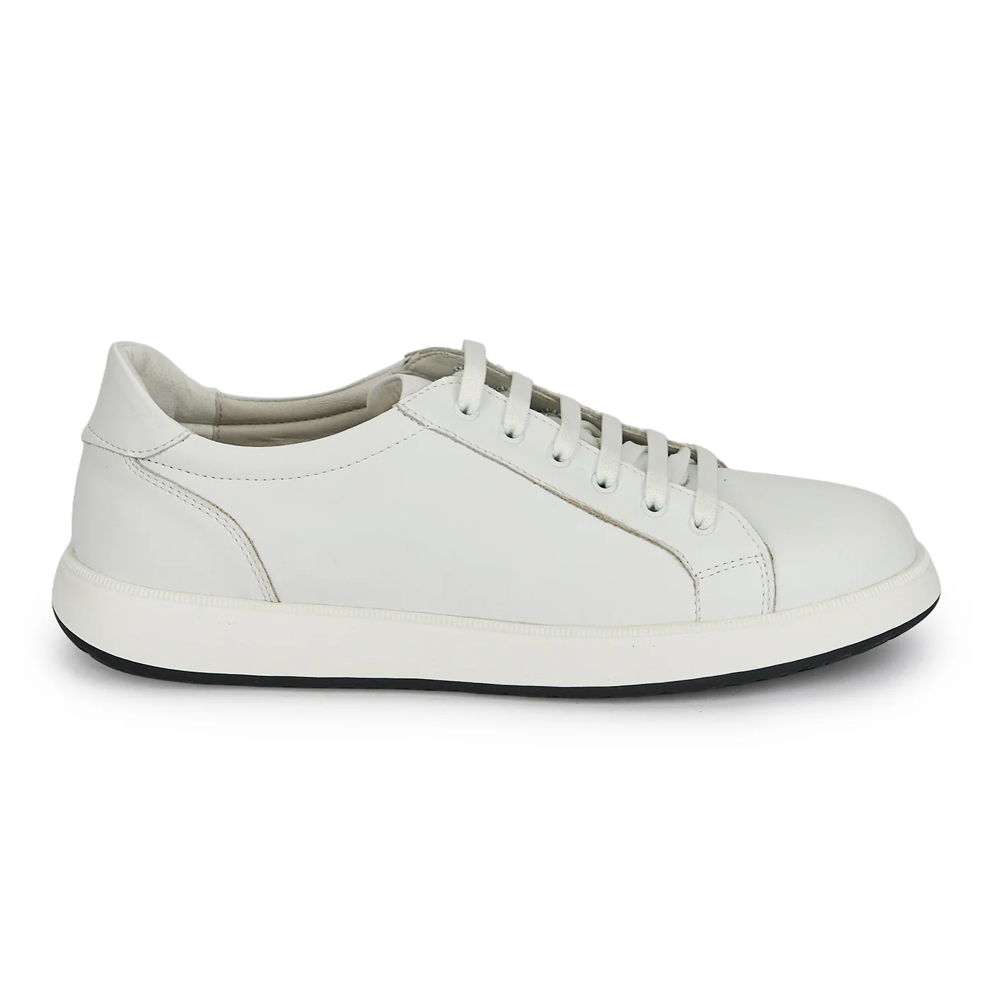 Pantofi casual barbati din piele naturala alba 20105