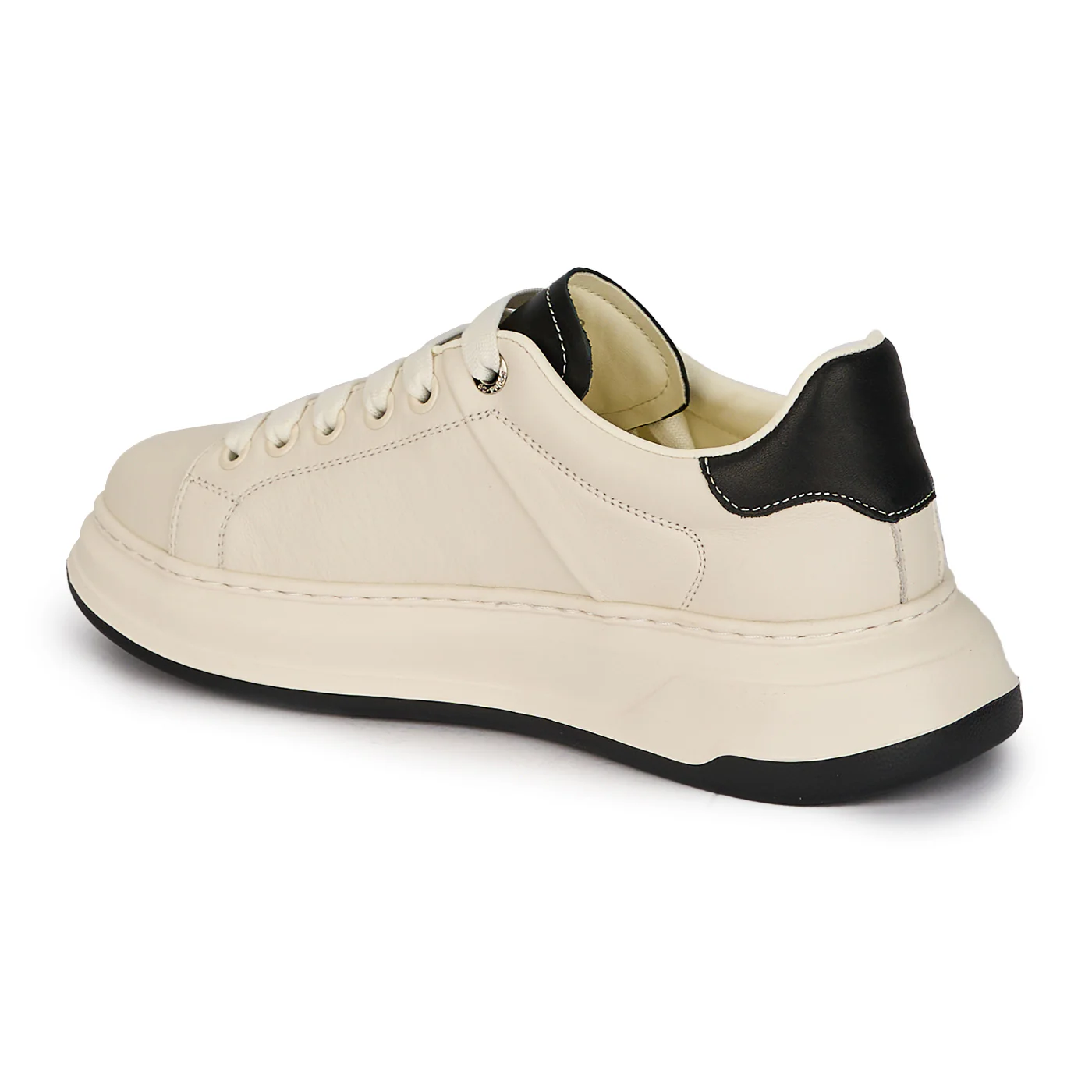 Pantofi casual barbati din piele naturala alba 7860 - Image 2