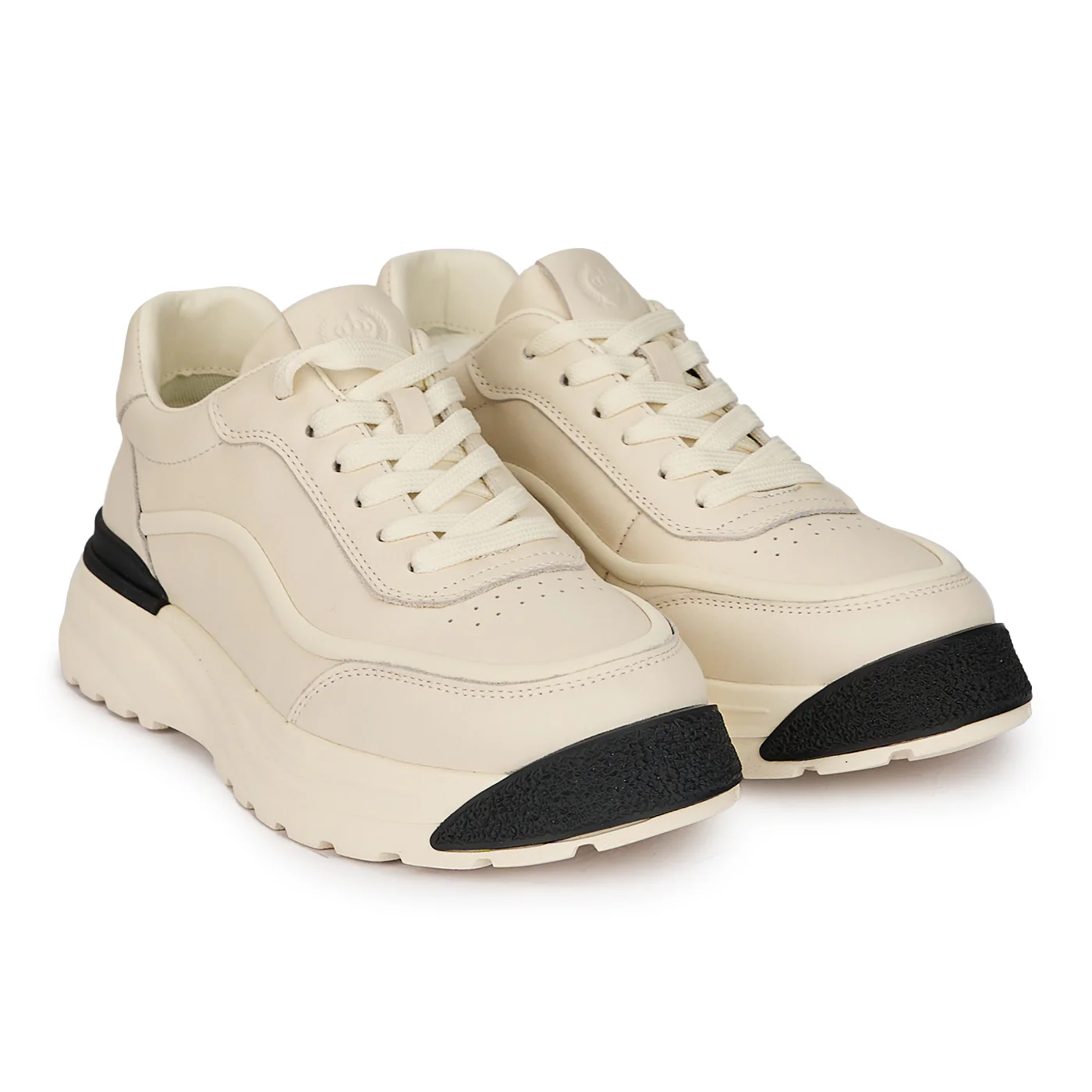 Pantofi casual barbati din piele naturala alba 7861 - Image 4