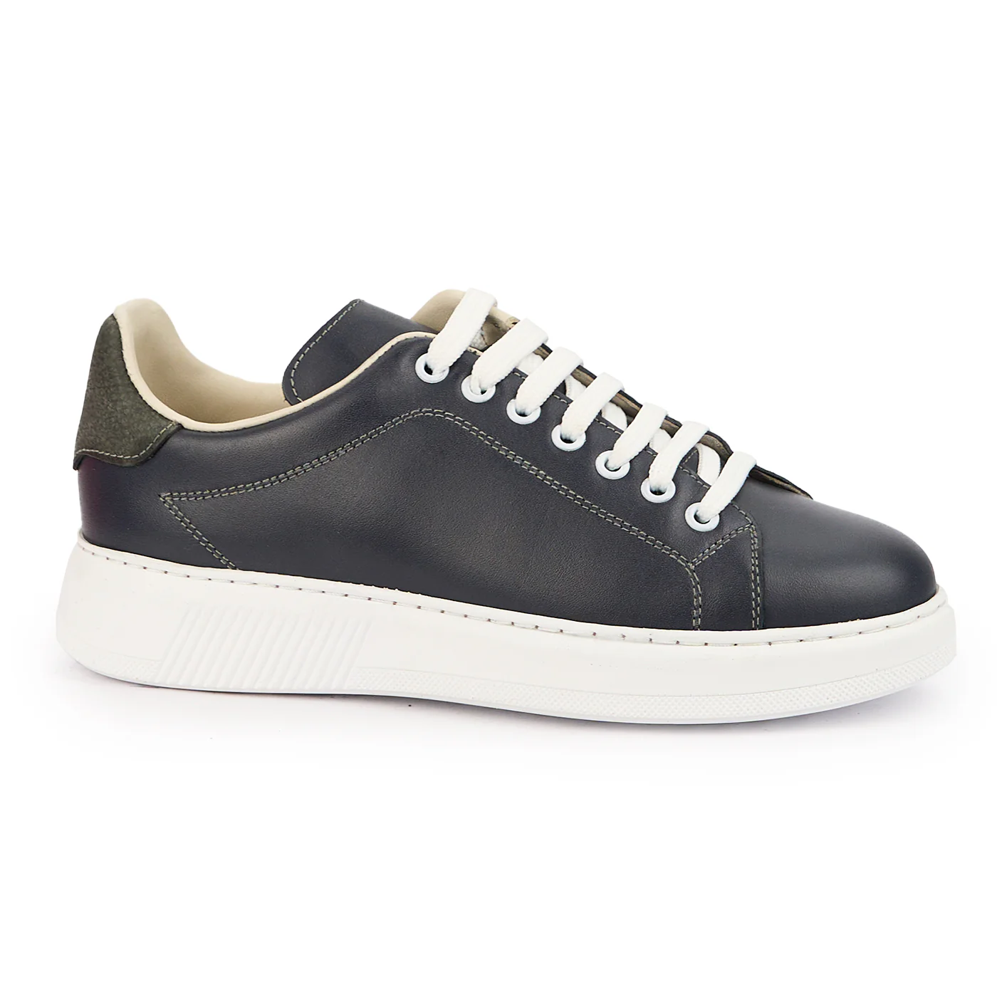 Pantofi casual barbati din piele naturala gri 7564