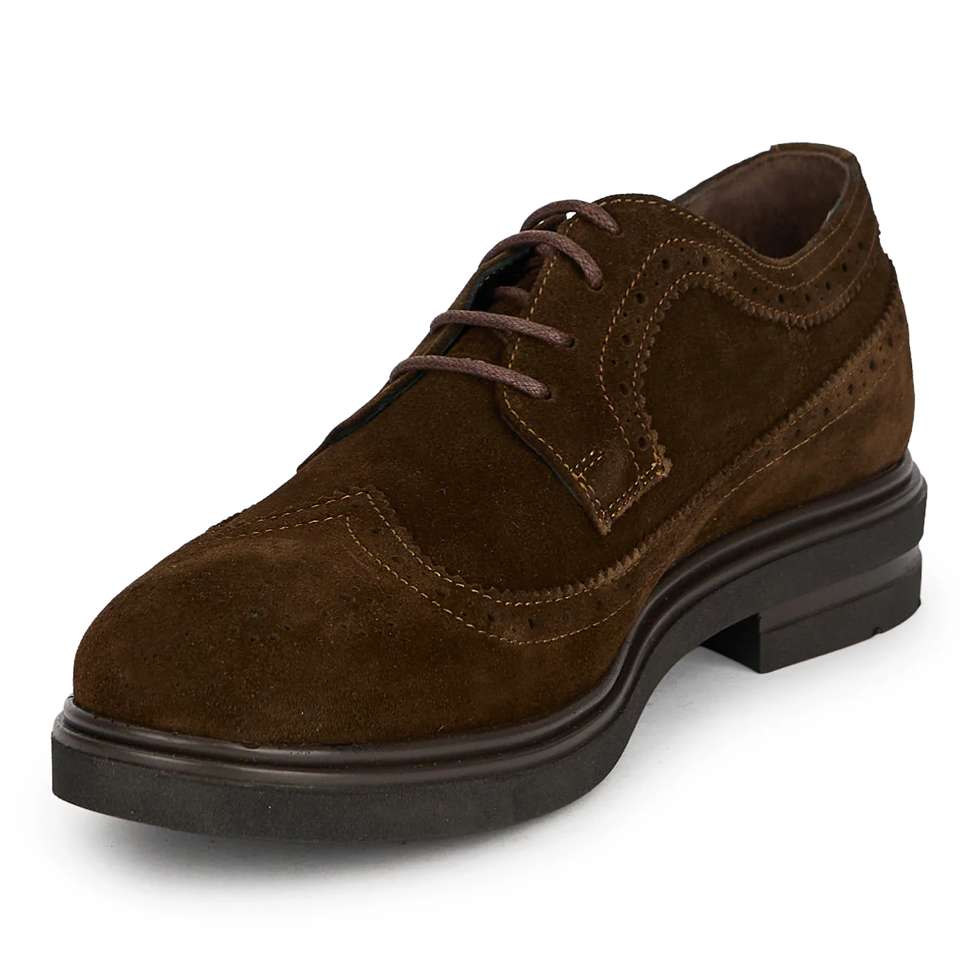Pantofi casual barbati din piele naturala maro 20108 - Image 3