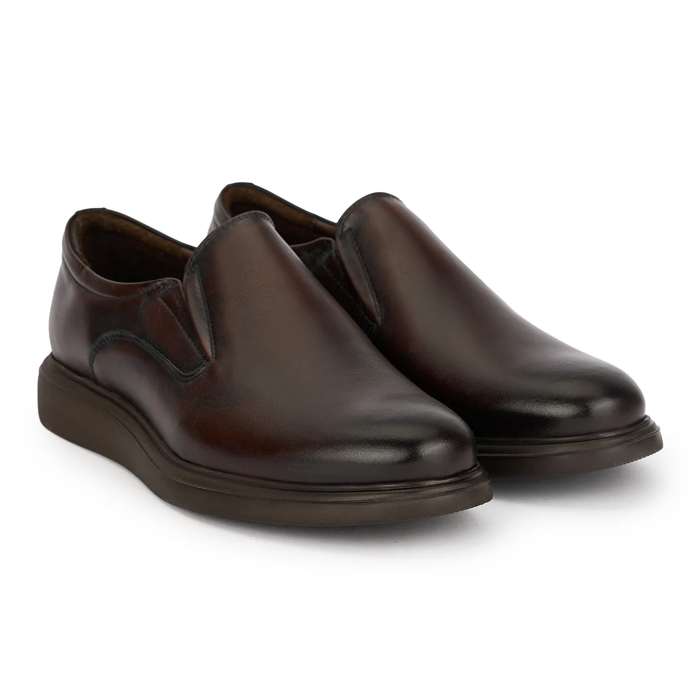 Pantofi casual barbati din piele naturala maro 7940 - Image 4