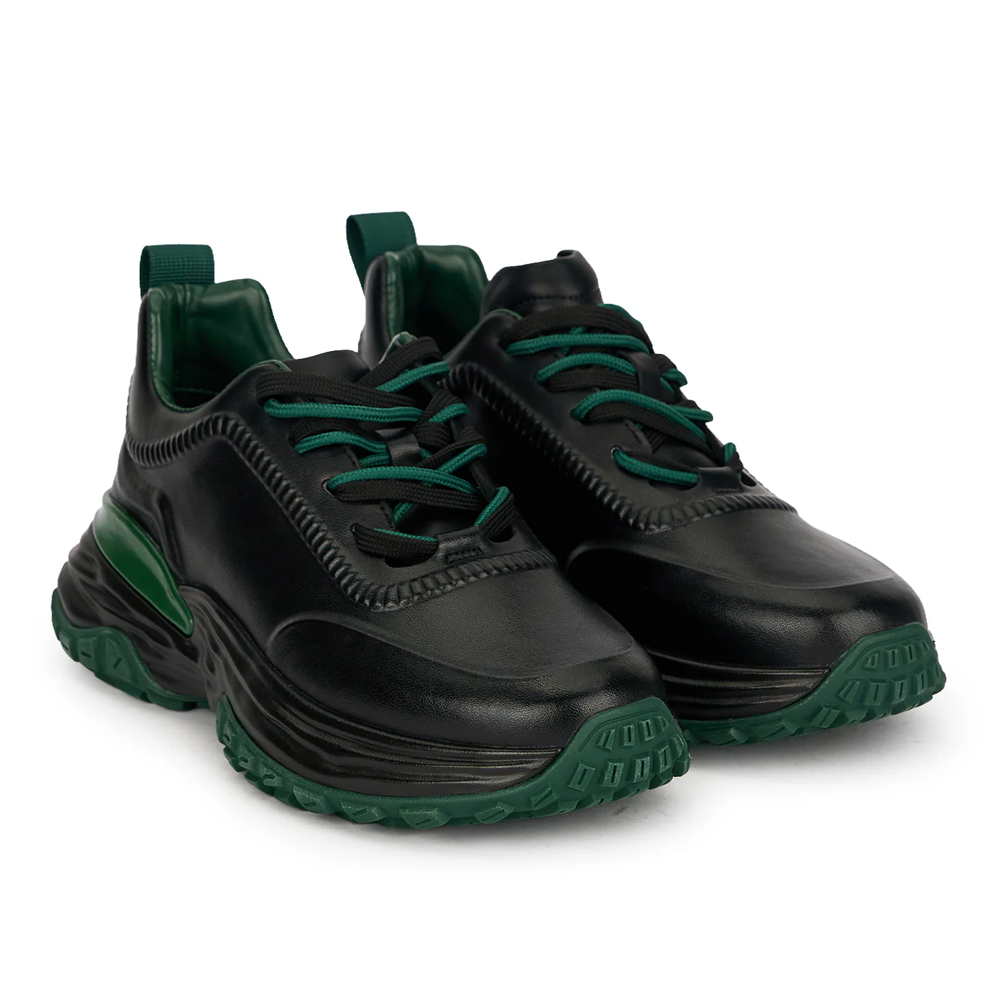 Pantofi casual barbati din piele naturala neagra 20005 - Image 4