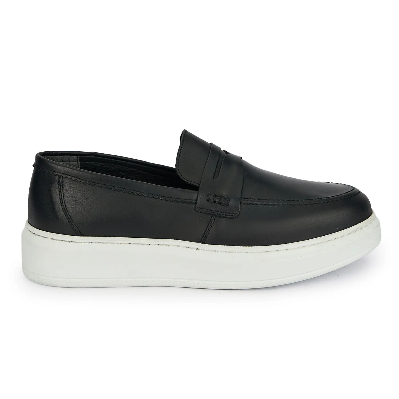 Pantofi casual barbati din piele naturala neagra 20098