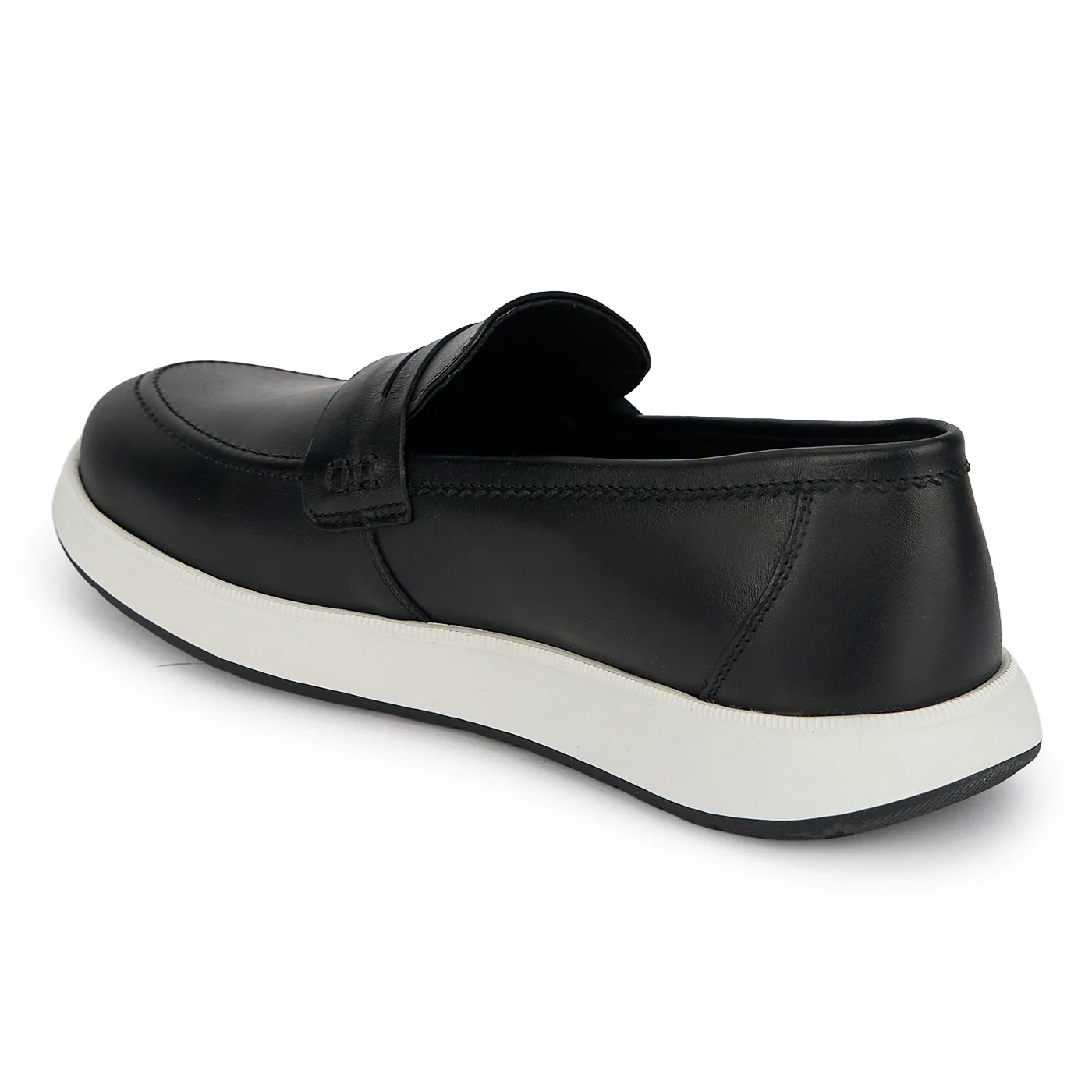 Pantofi casual barbati din piele naturala neagra 20100 - Image 2