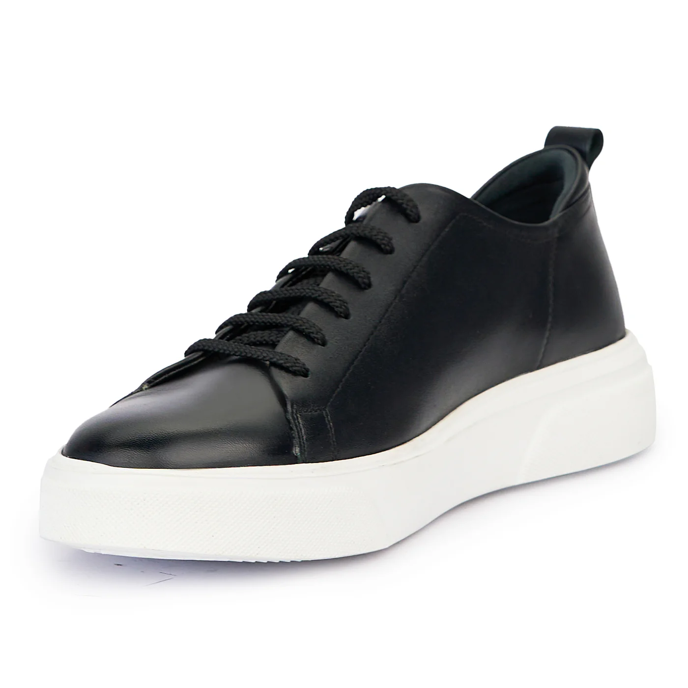 Pantofi casual barbati din piele naturala neagra 7552 - Image 3
