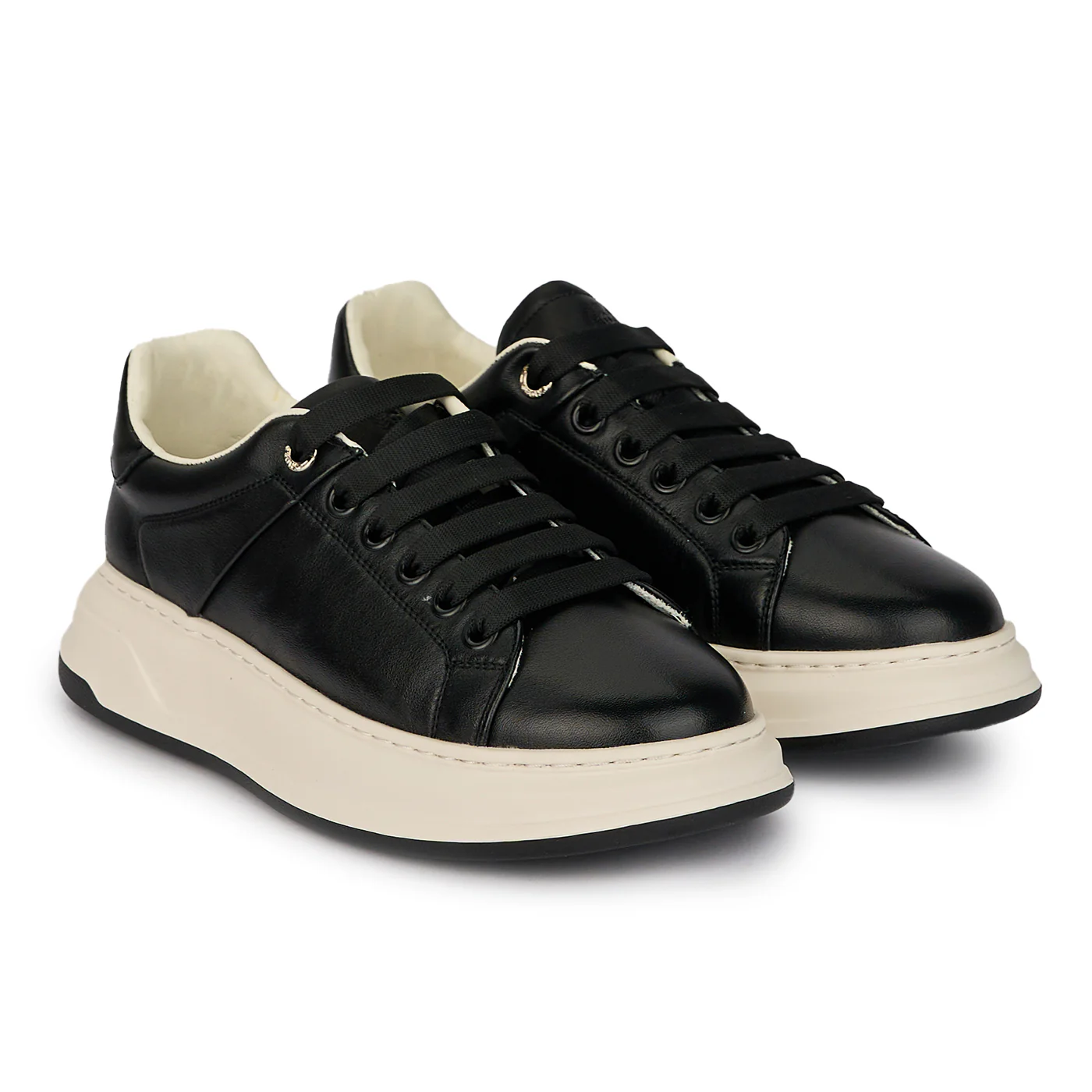 Pantofi casual barbati din piele naturala neagra 7849 - Image 4