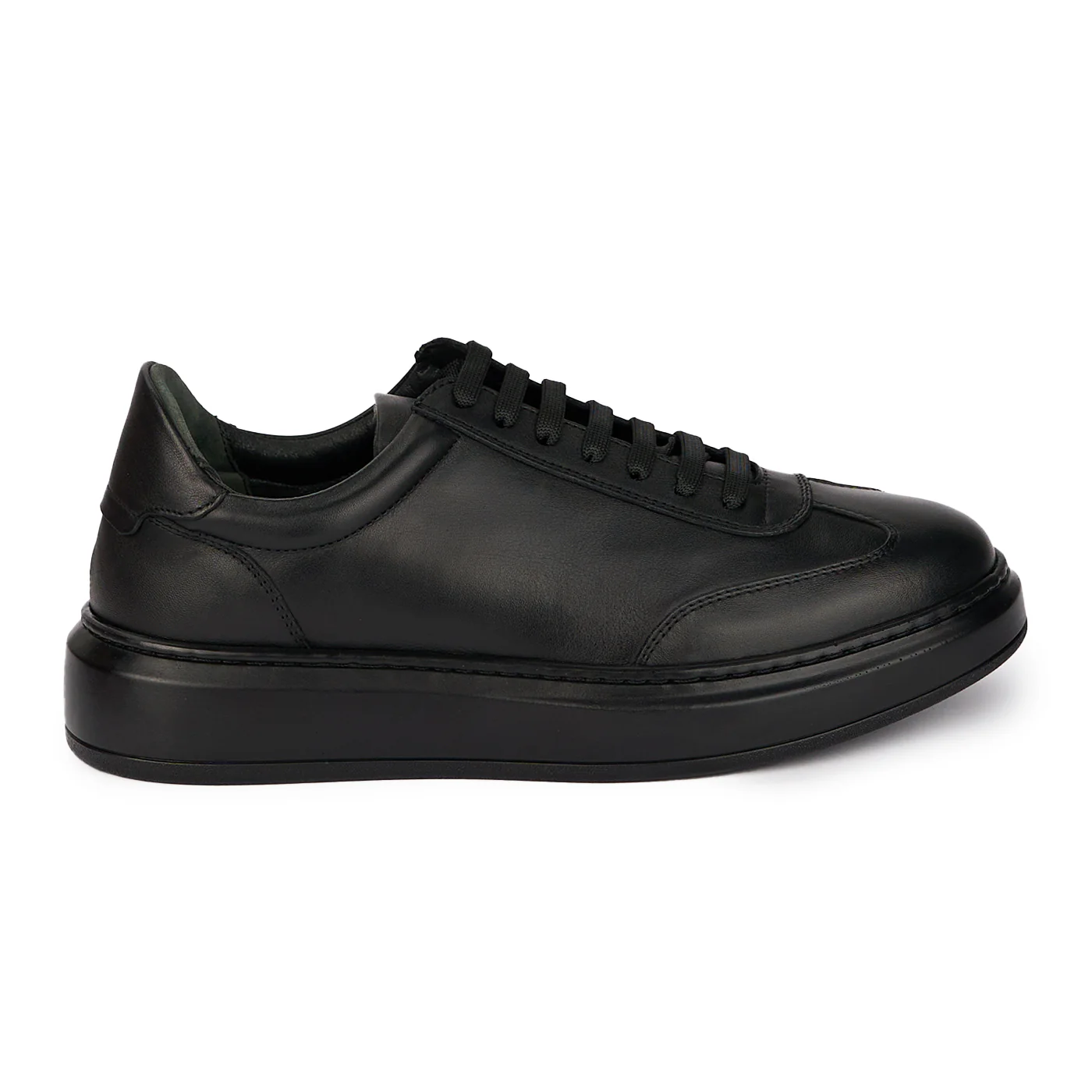 Pantofi casual barbati din piele naturala neagra 7854