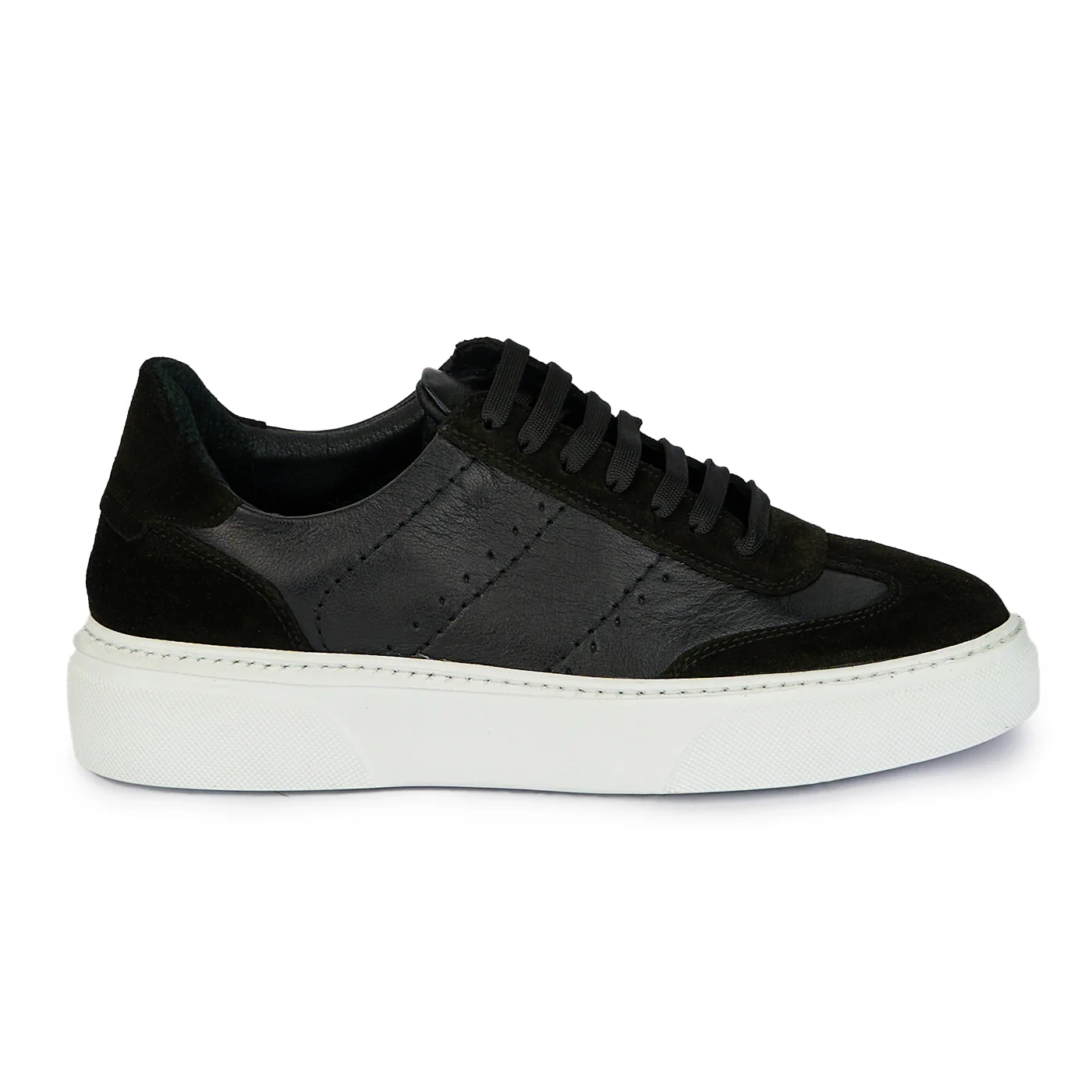 Pantofi casual barbati din piele naturala neagra 7869