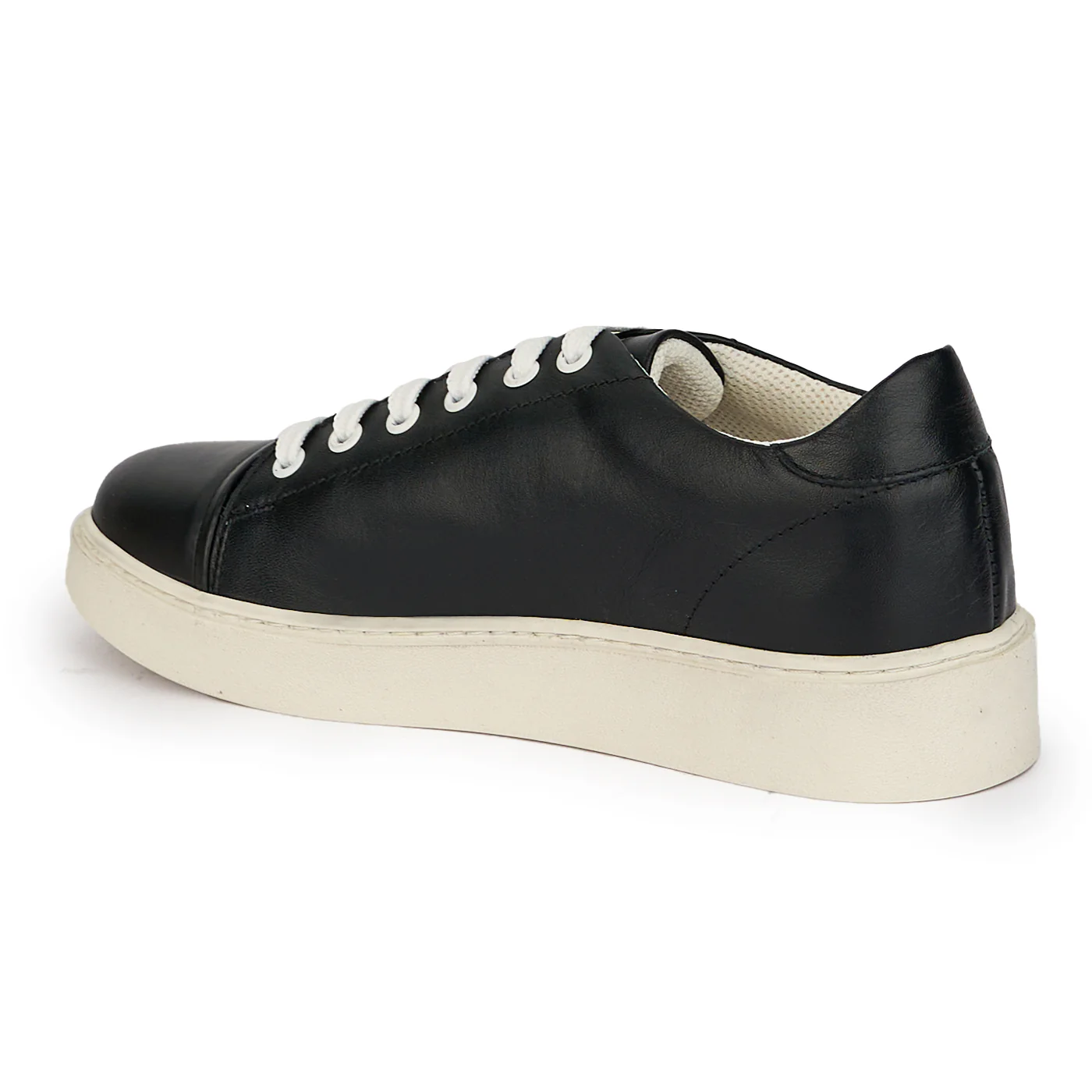 Pantofi casual barbati din piele naturala neagra 7879 - Image 2