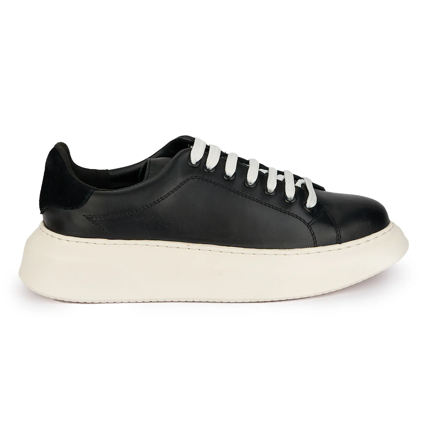 Pantofi casual barbati din piele naturala neagra 7883