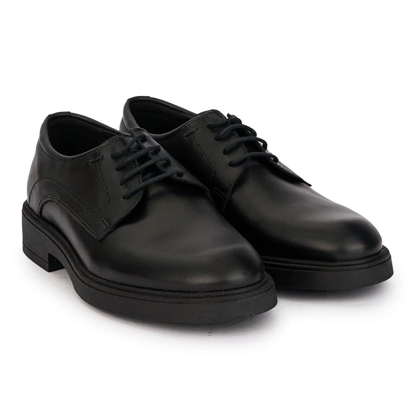 Pantofi casual barbati din piele naturala neagra 7884 - Image 4