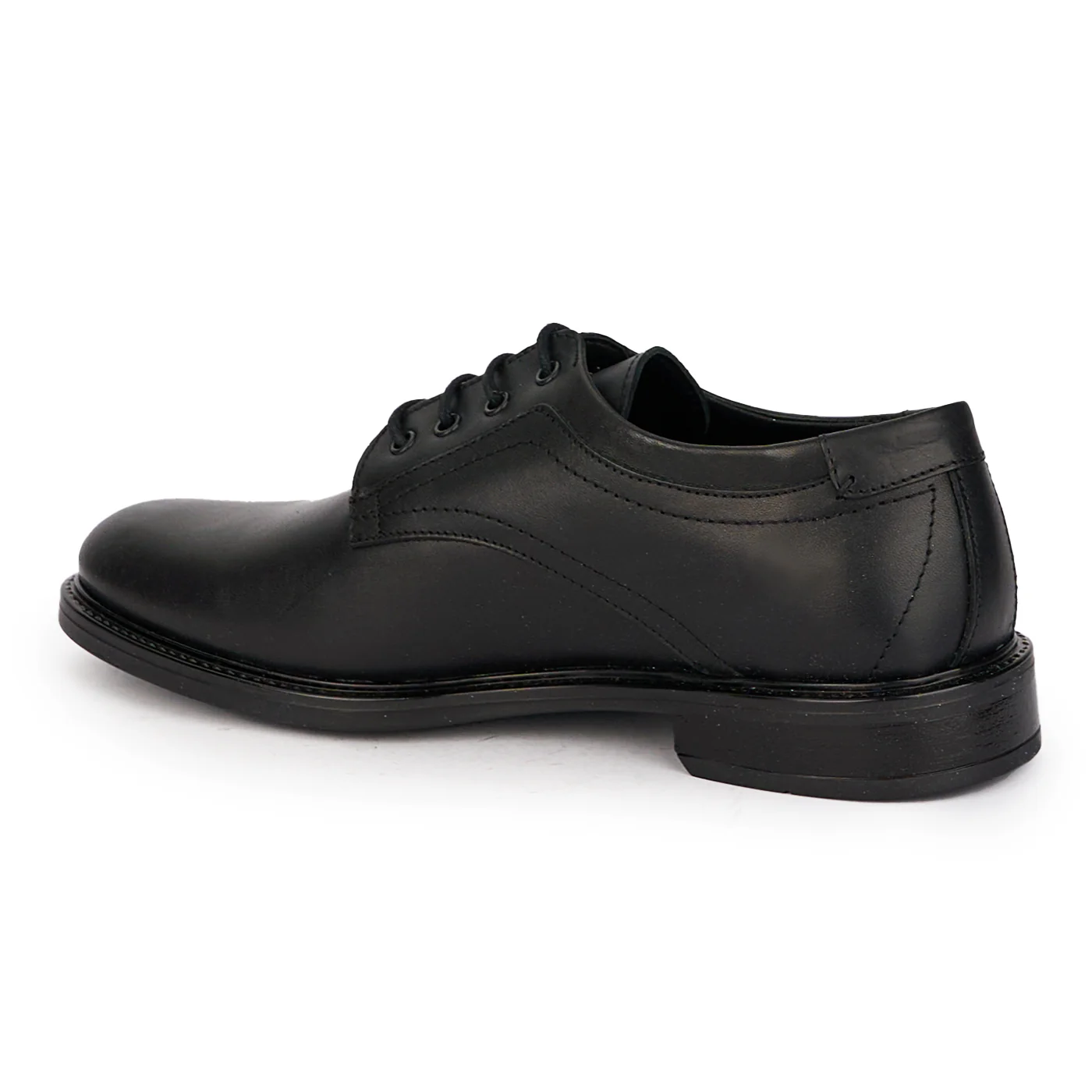 Pantofi casual barbati din piele naturala neagra 7887 - Image 2