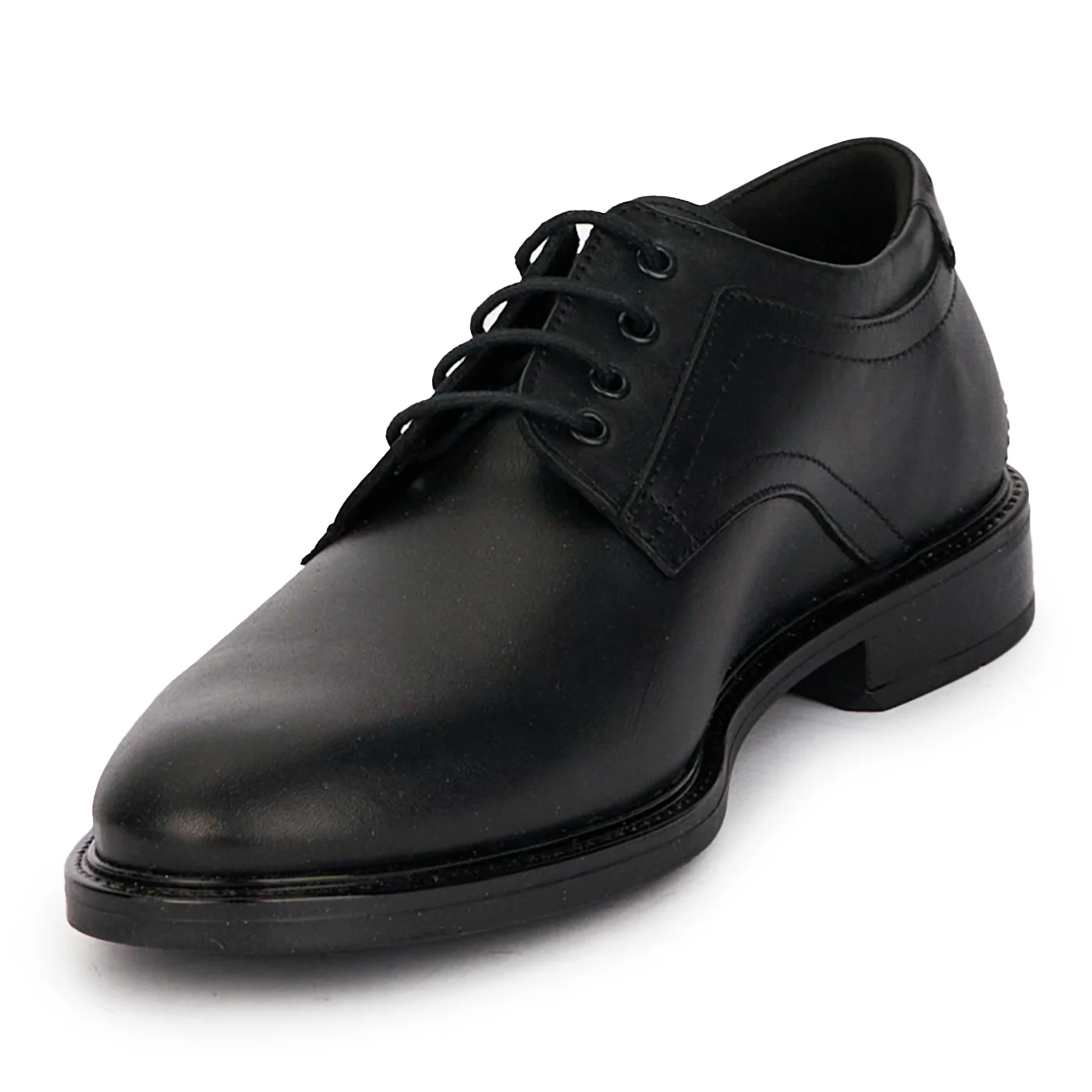 Pantofi casual barbati din piele naturala neagra 7887 - Image 3