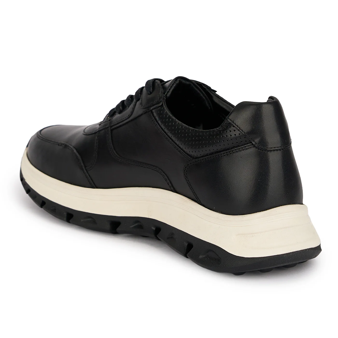 Pantofi casual barbati din piele naturala neagra 7927 - Image 2