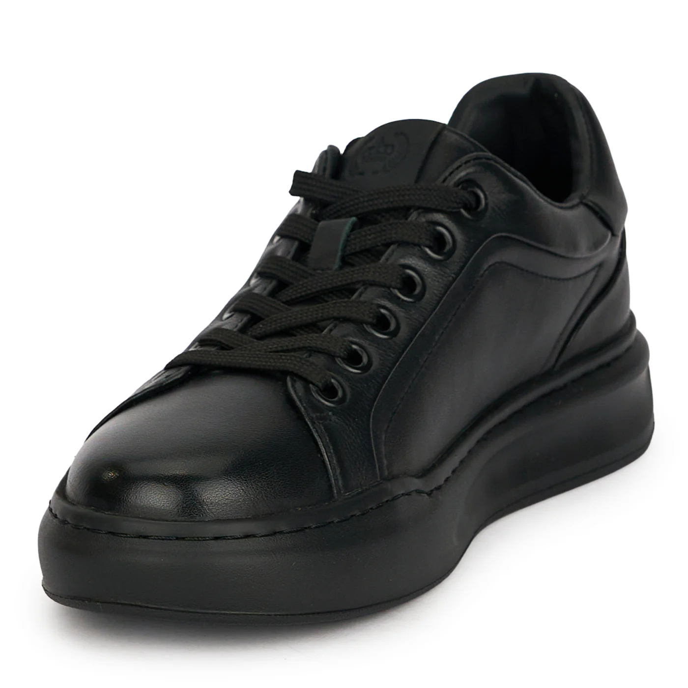 Pantofi casual barbati din piele naturala neagra 7999 - Image 3