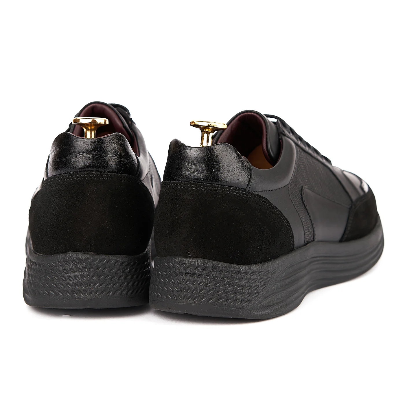 Pantofi Casual Barbati Negri din Piele Naturala 1059 - Image 2