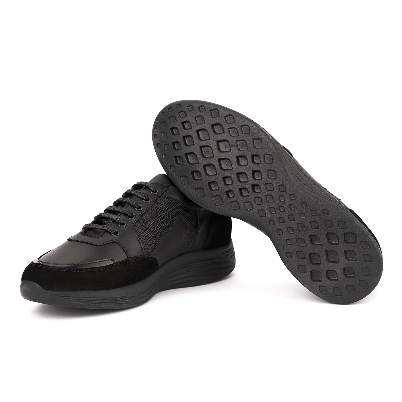 Pantofi Casual Barbati Negri din Piele Naturala 1059 - Image 3