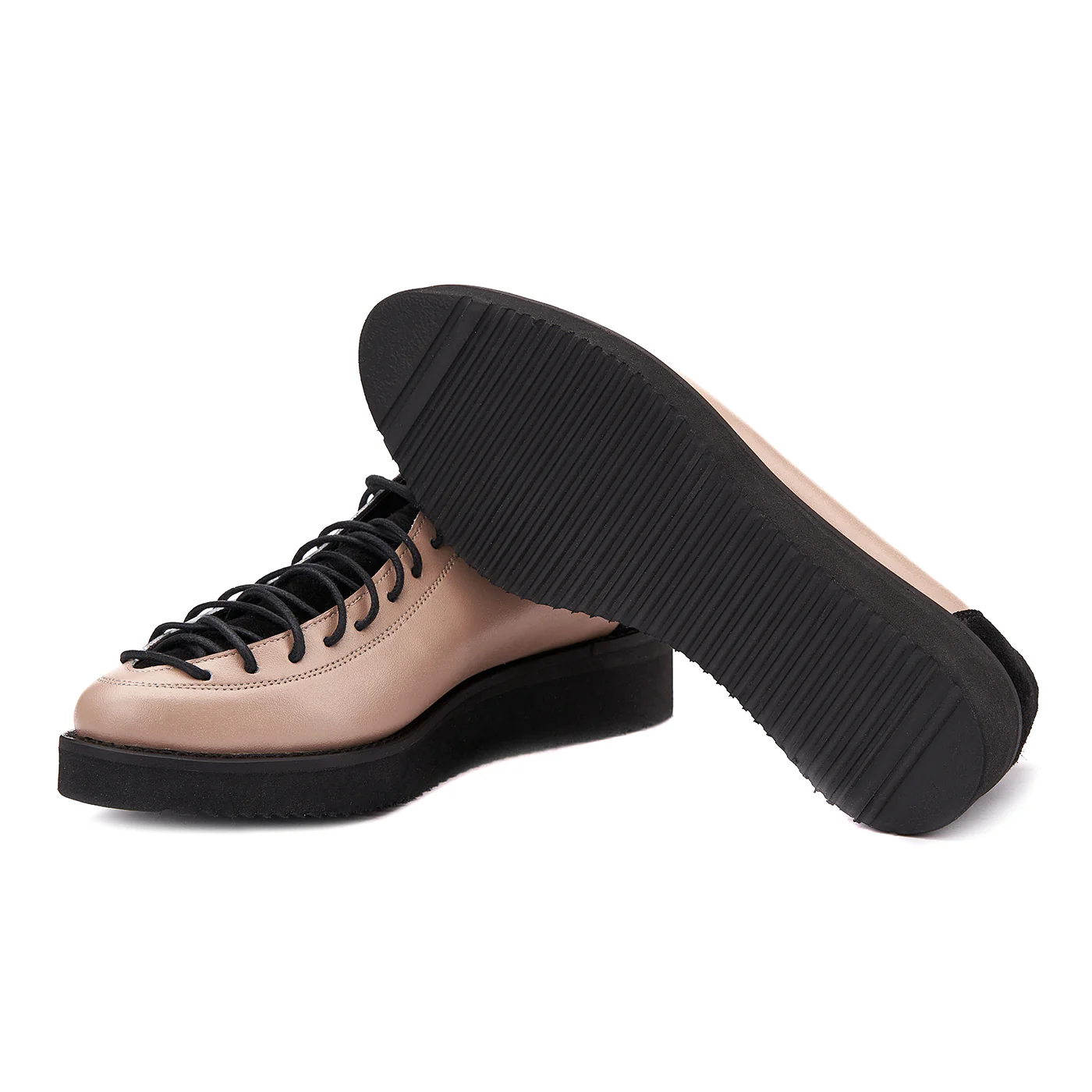 Pantofi Casual Dama Bej din Piele Naturala 1410 - Image 3