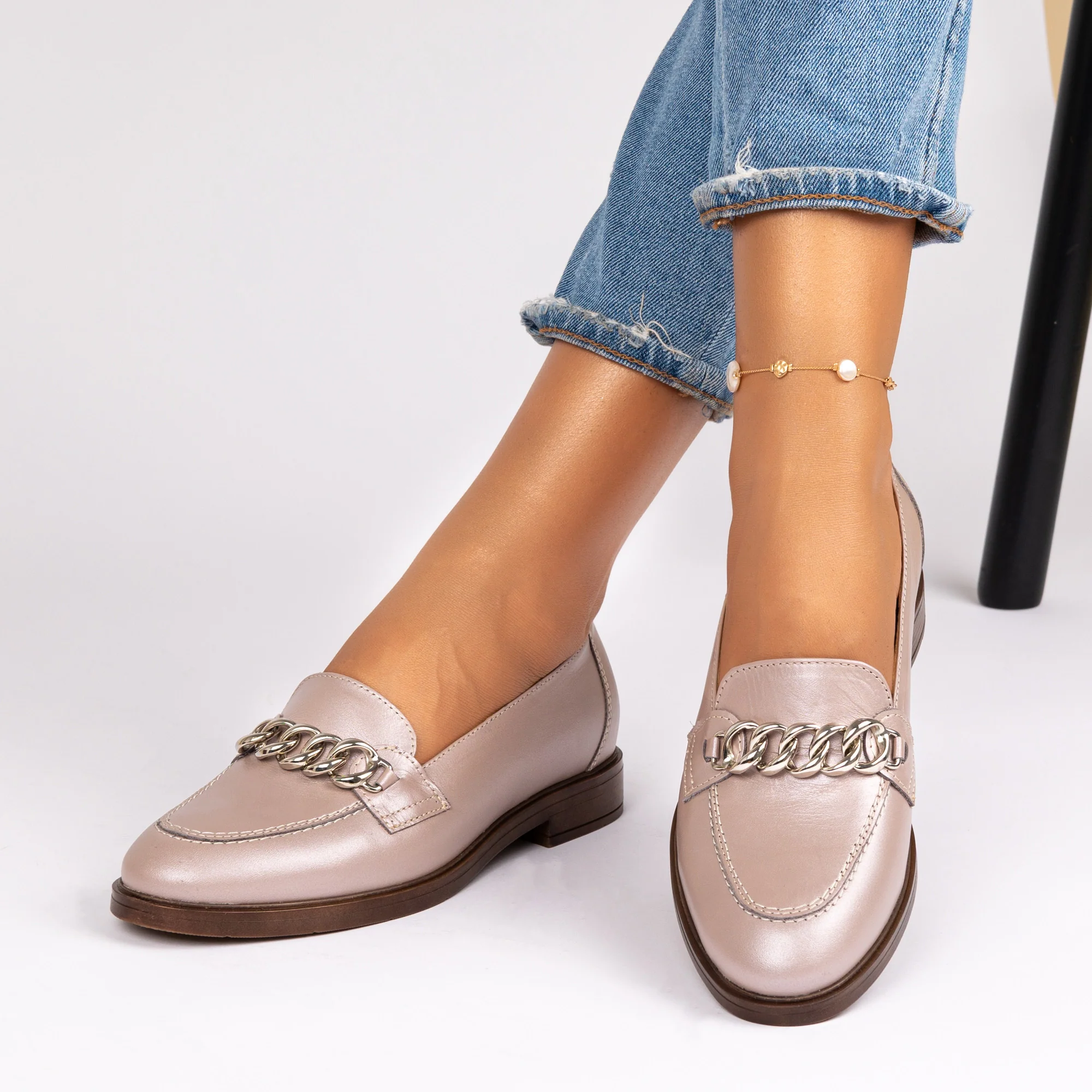Pantofi casual dama din piele naturala 8538 - Image 3