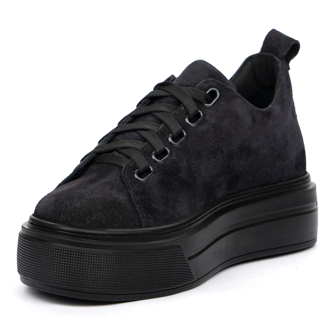 Pantofi casual dama din piele naturala bleumarin 8561 - Image 4