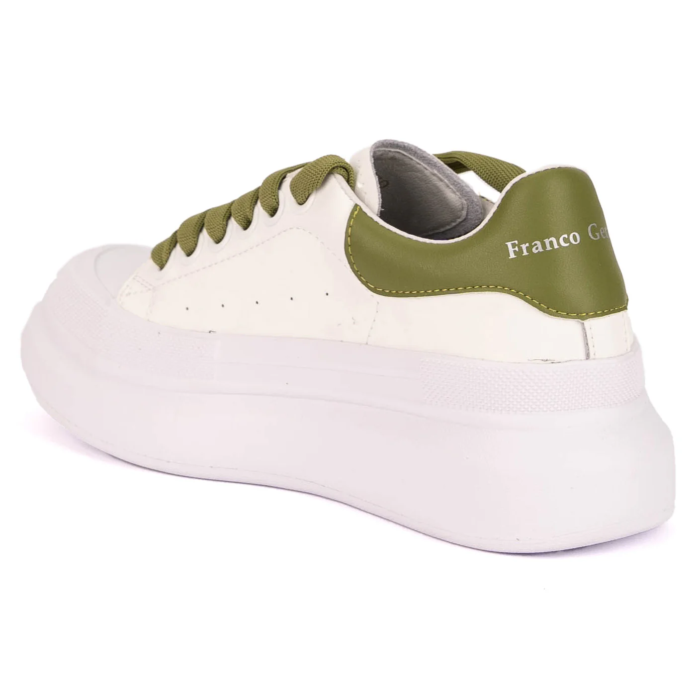 Pantofi casual dama din piele naturala alba 18793 - Image 2