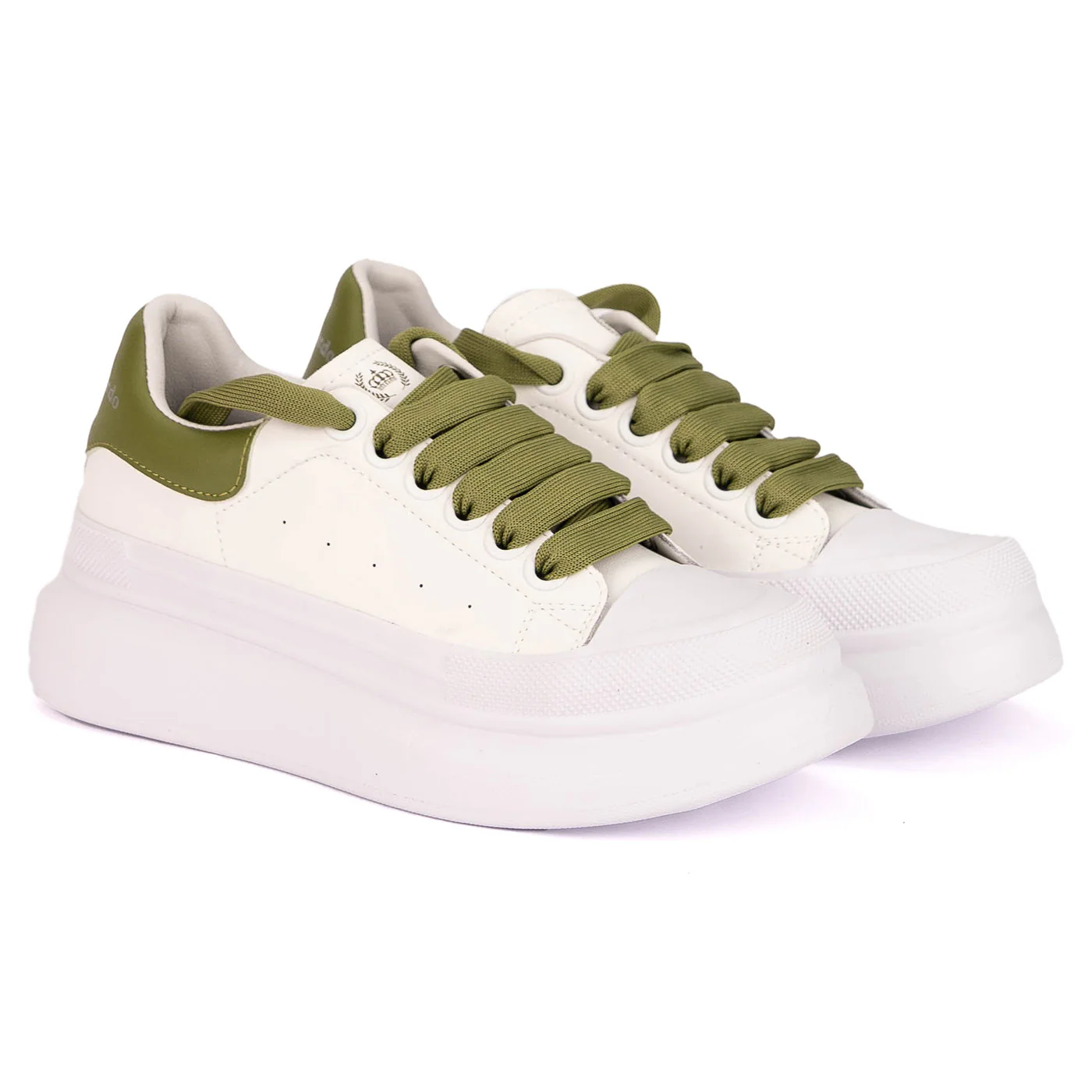 Pantofi casual dama din piele naturala alba 18793 - Image 4
