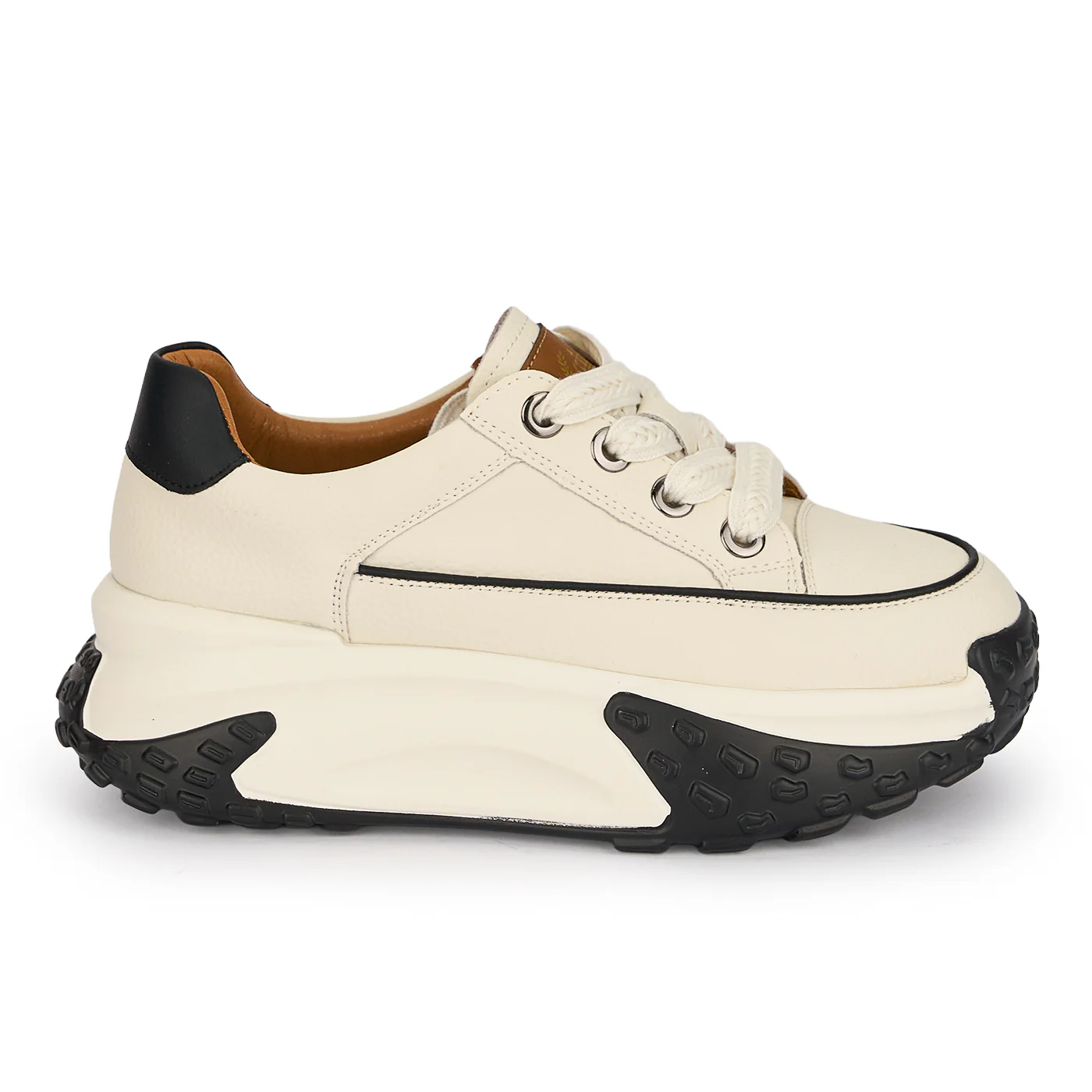 Pantofi casual dama din piele naturala alba 18823