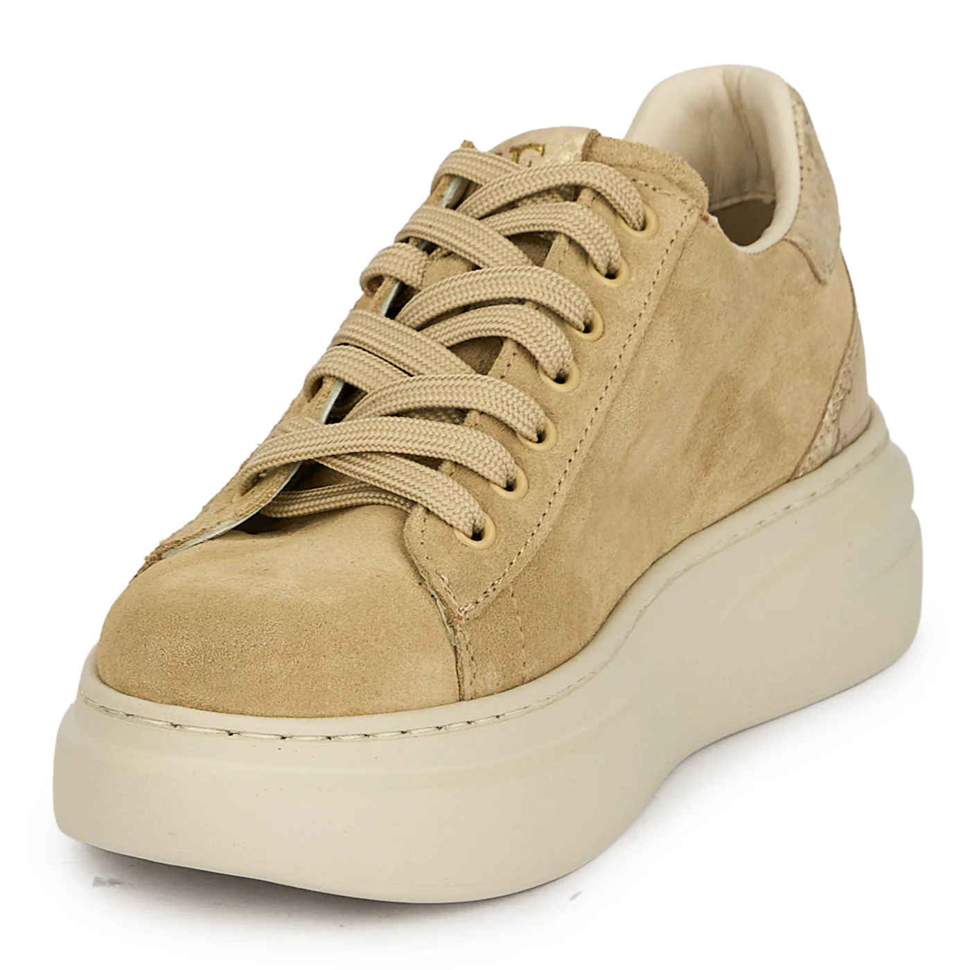 Pantofi casual dama din piele naturala bej 19704 - Image 3