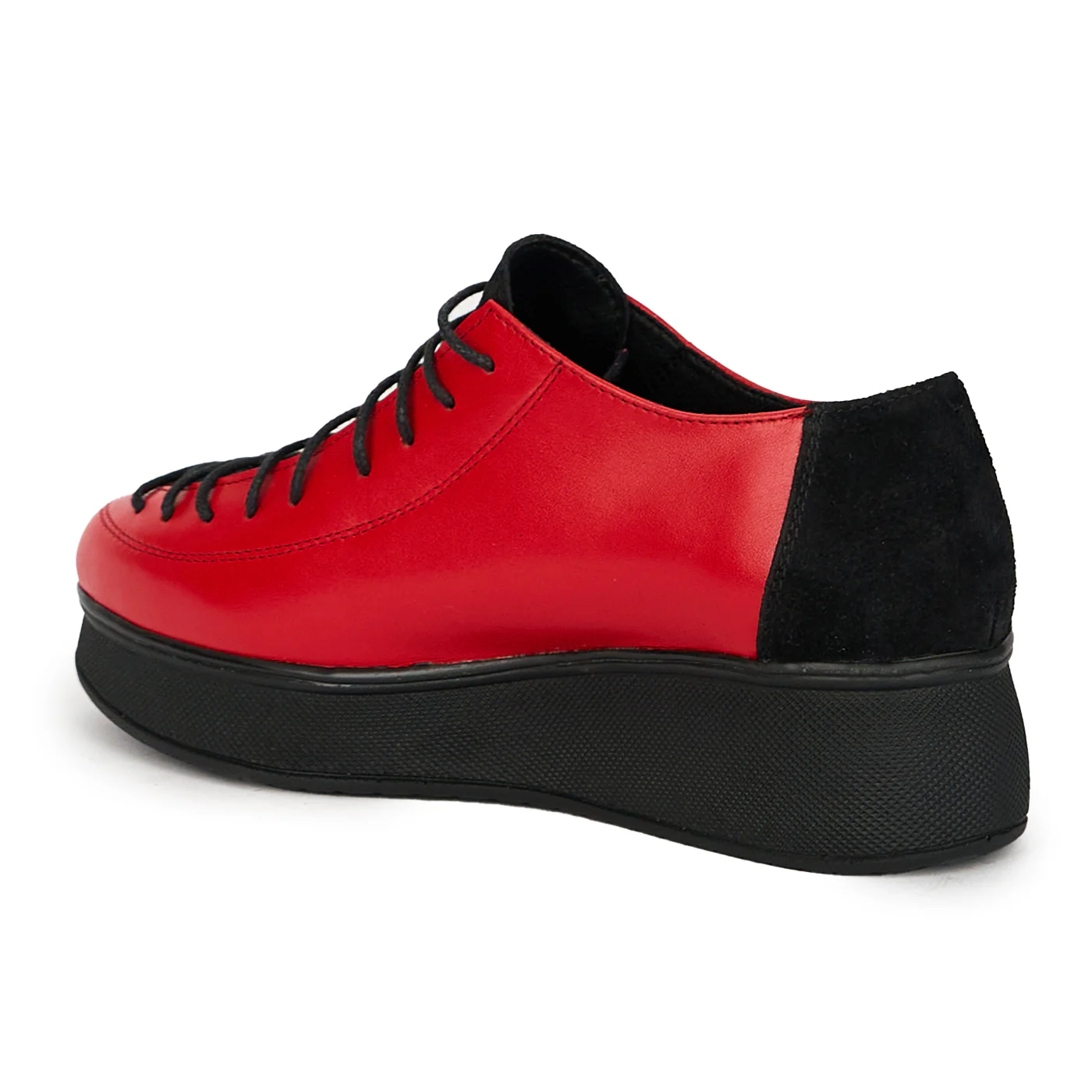 Pantofi casual dama din piele naturala cu siret 17805 - Image 2