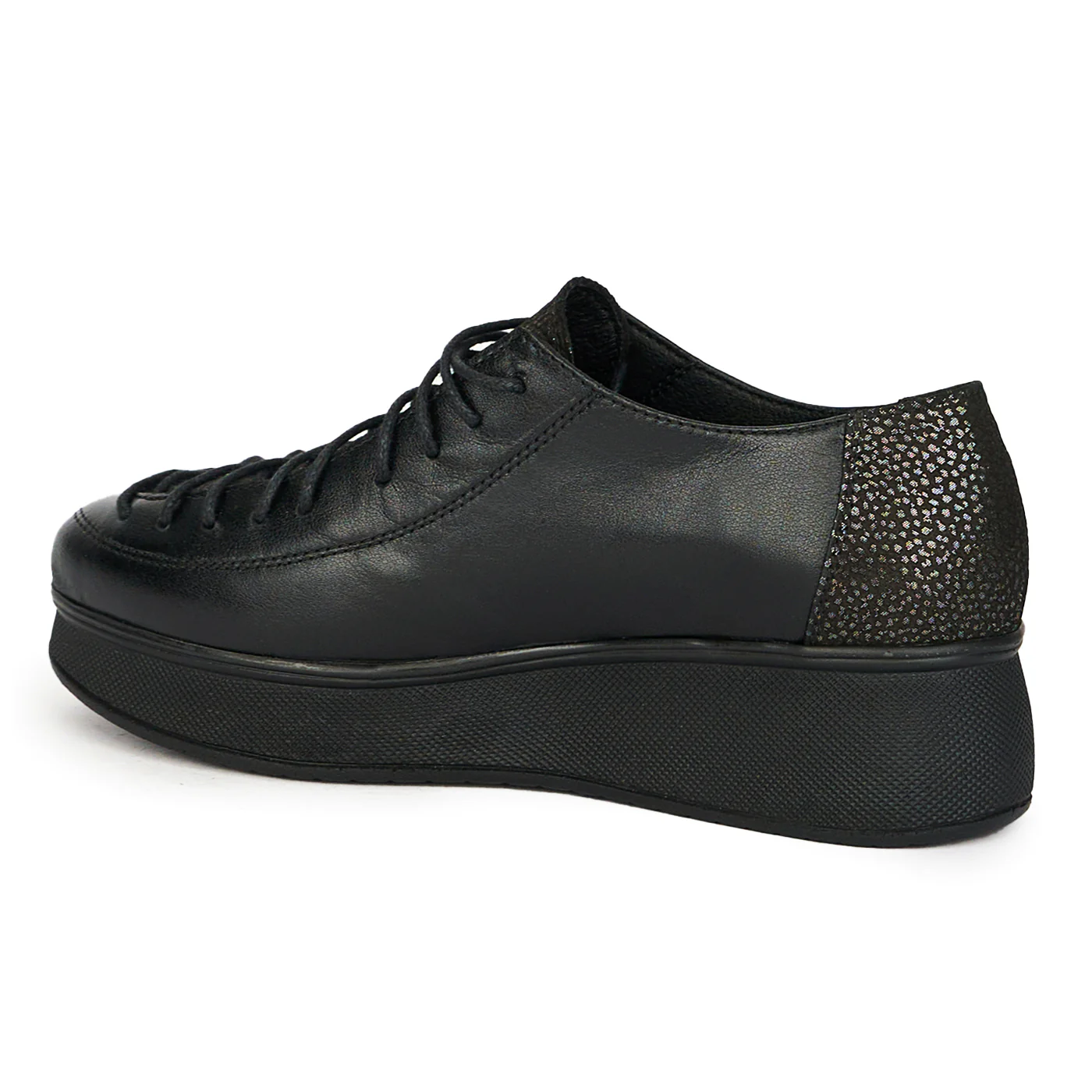 Pantofi casual dama din piele naturala cu siret 17806 - Image 2