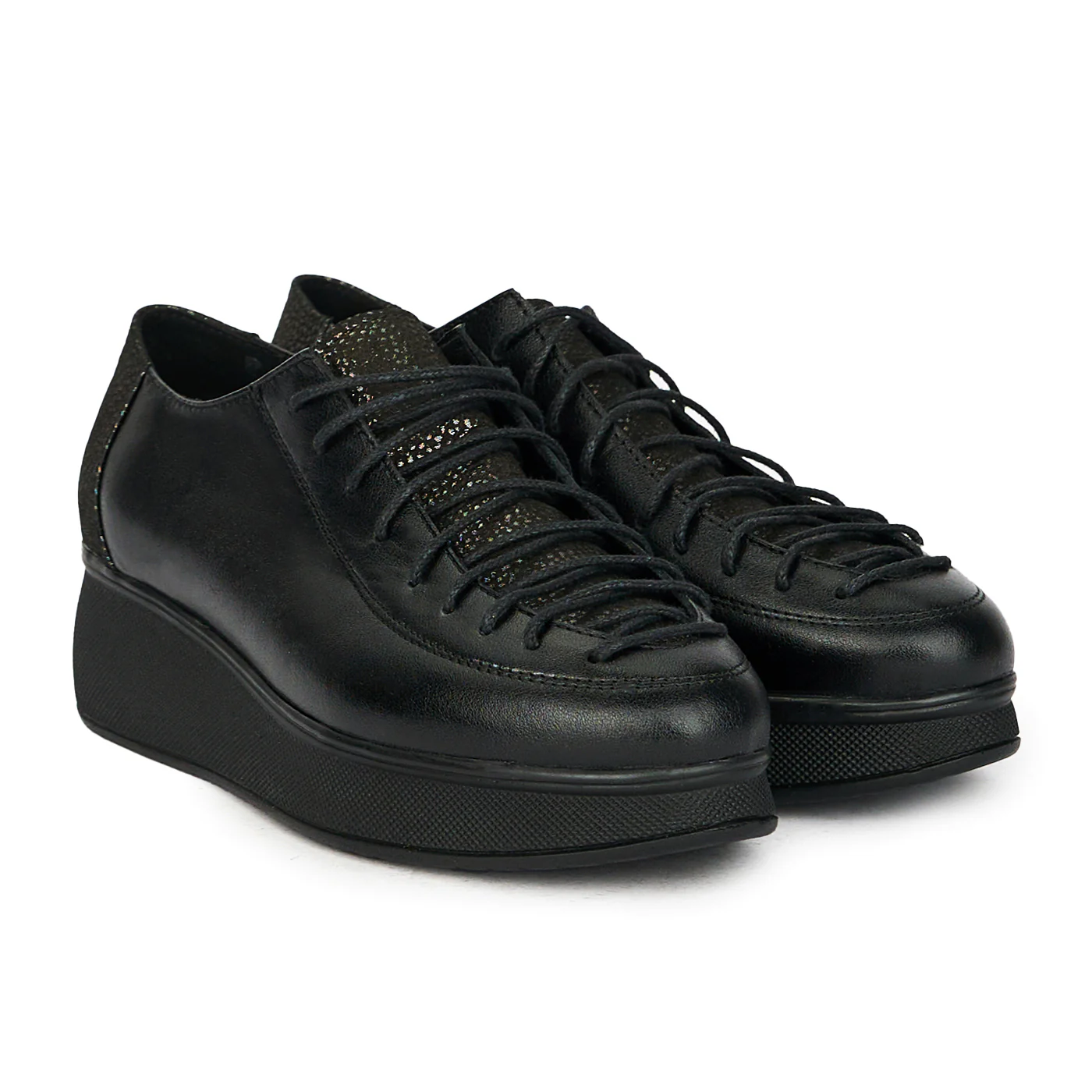 Pantofi casual dama din piele naturala cu siret 17806 - Image 4