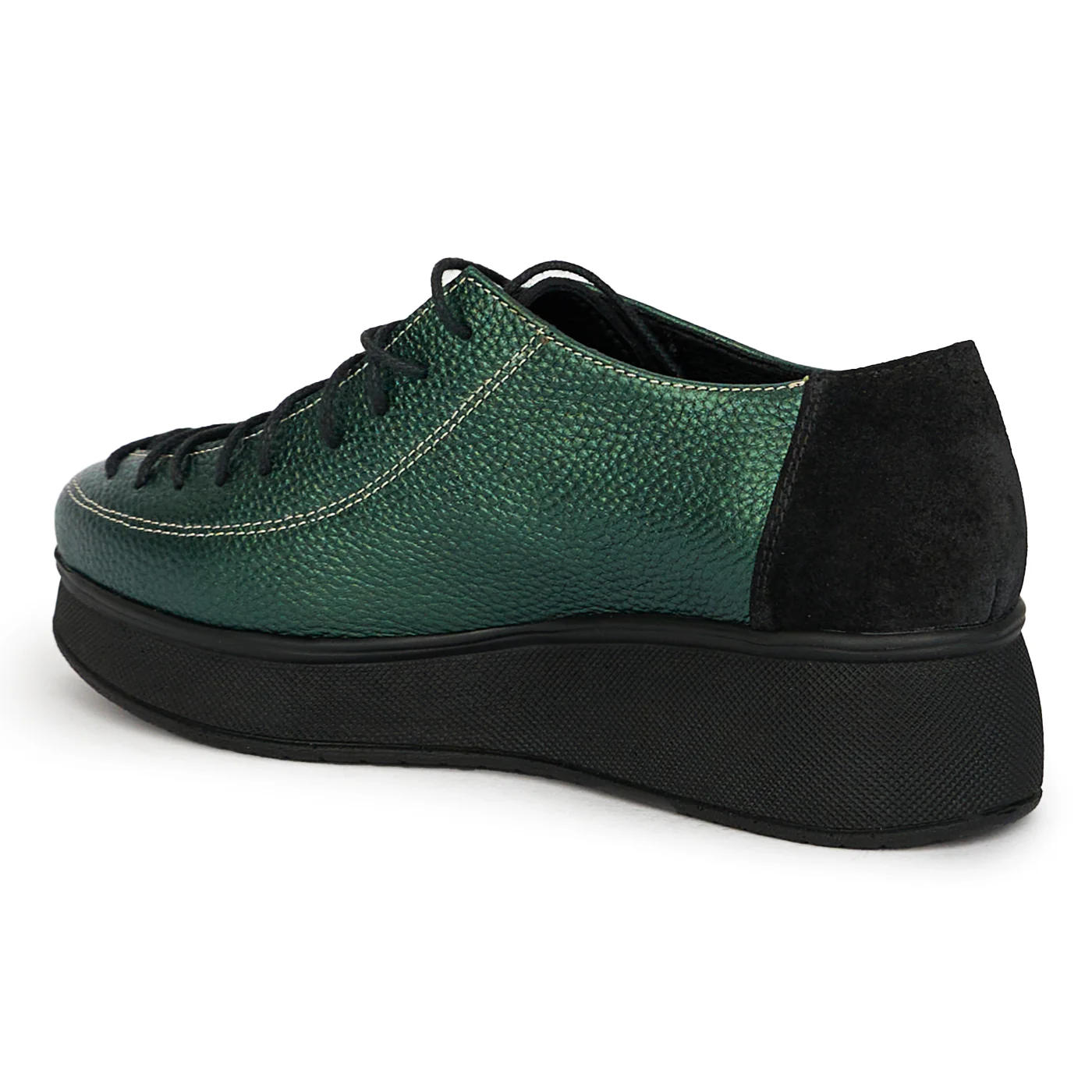 Pantofi casual dama din piele naturala cu siret 17810 - Image 2