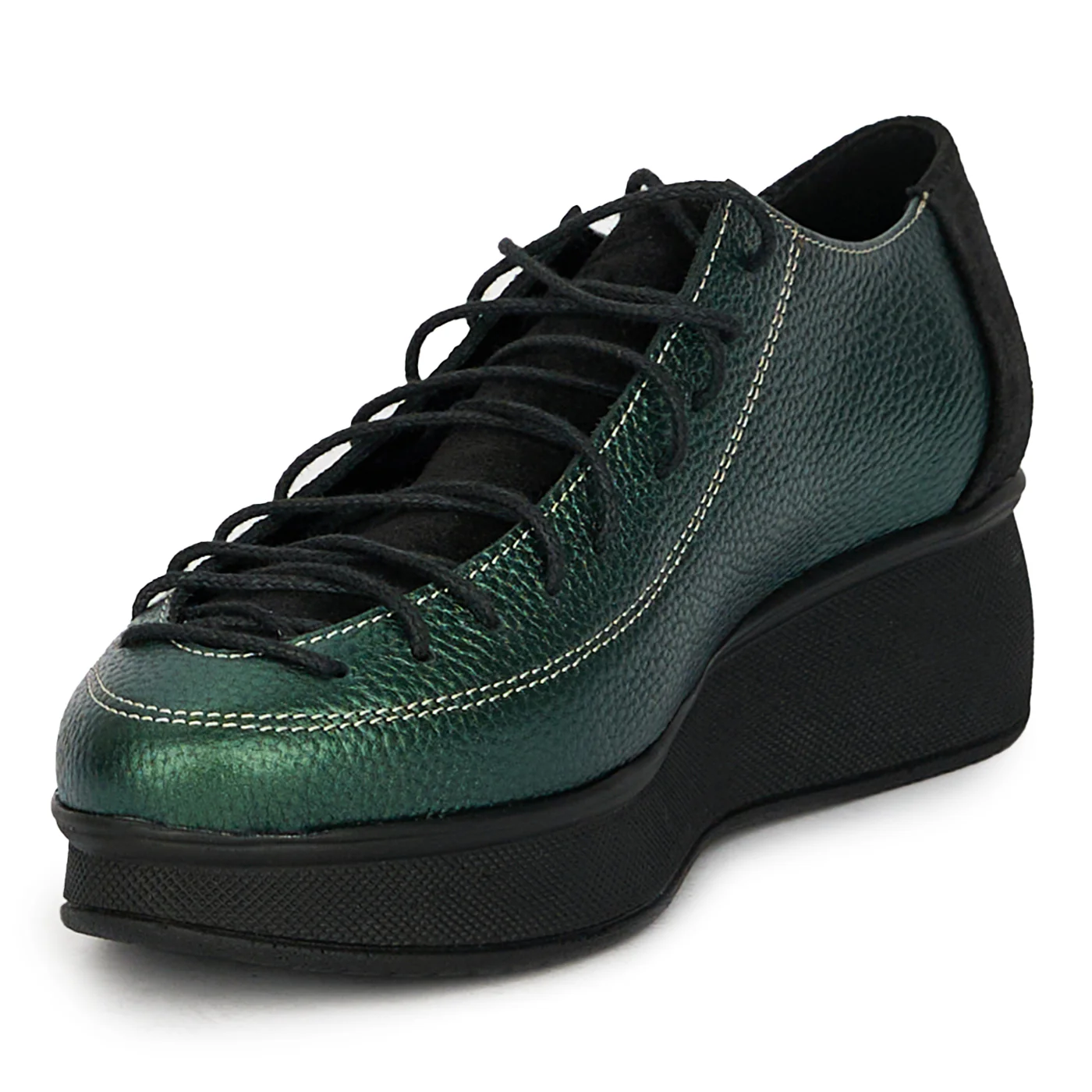 Pantofi casual dama din piele naturala cu siret 17810 - Image 3