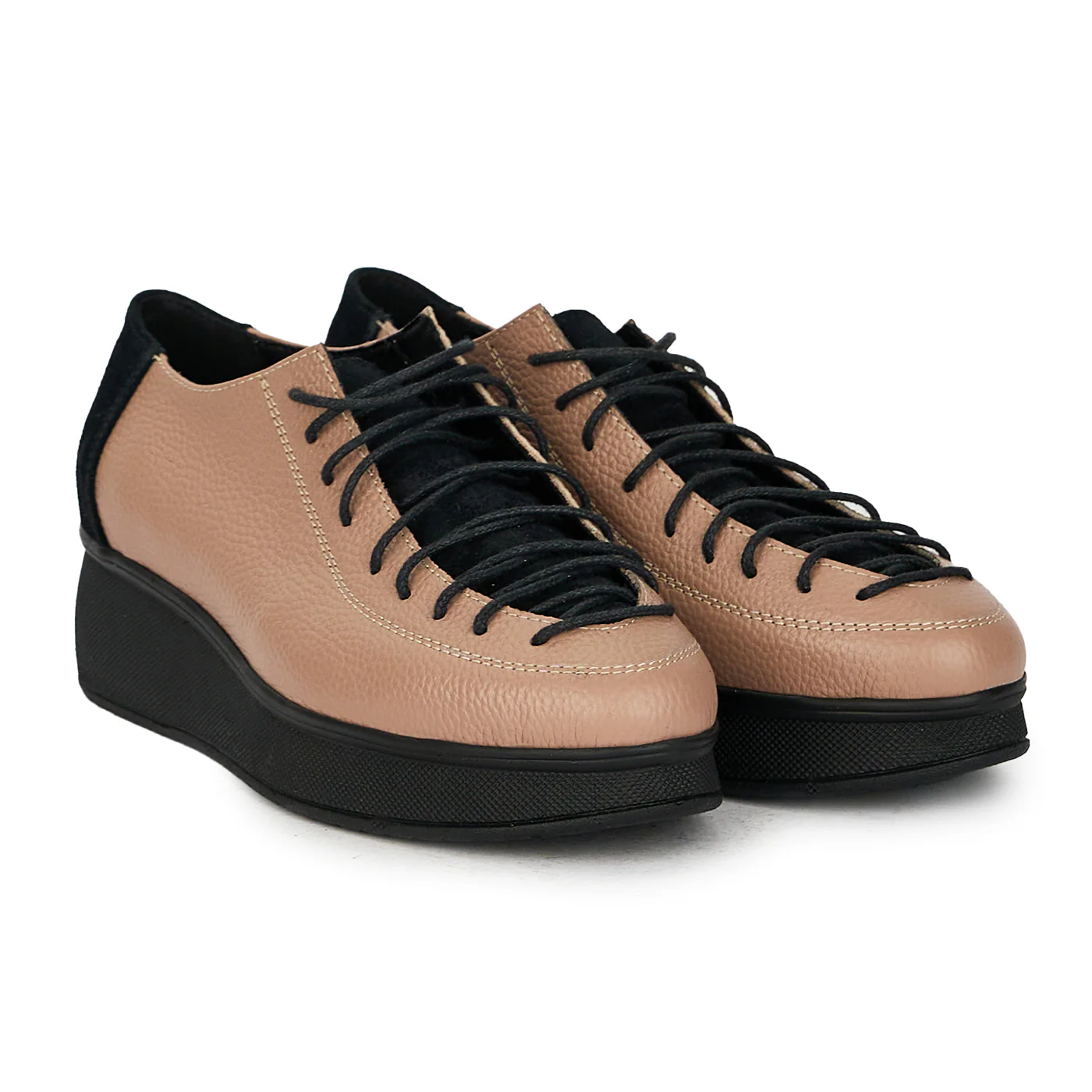 Pantofi casual dama din piele naturala cu siret 17812 - Image 4