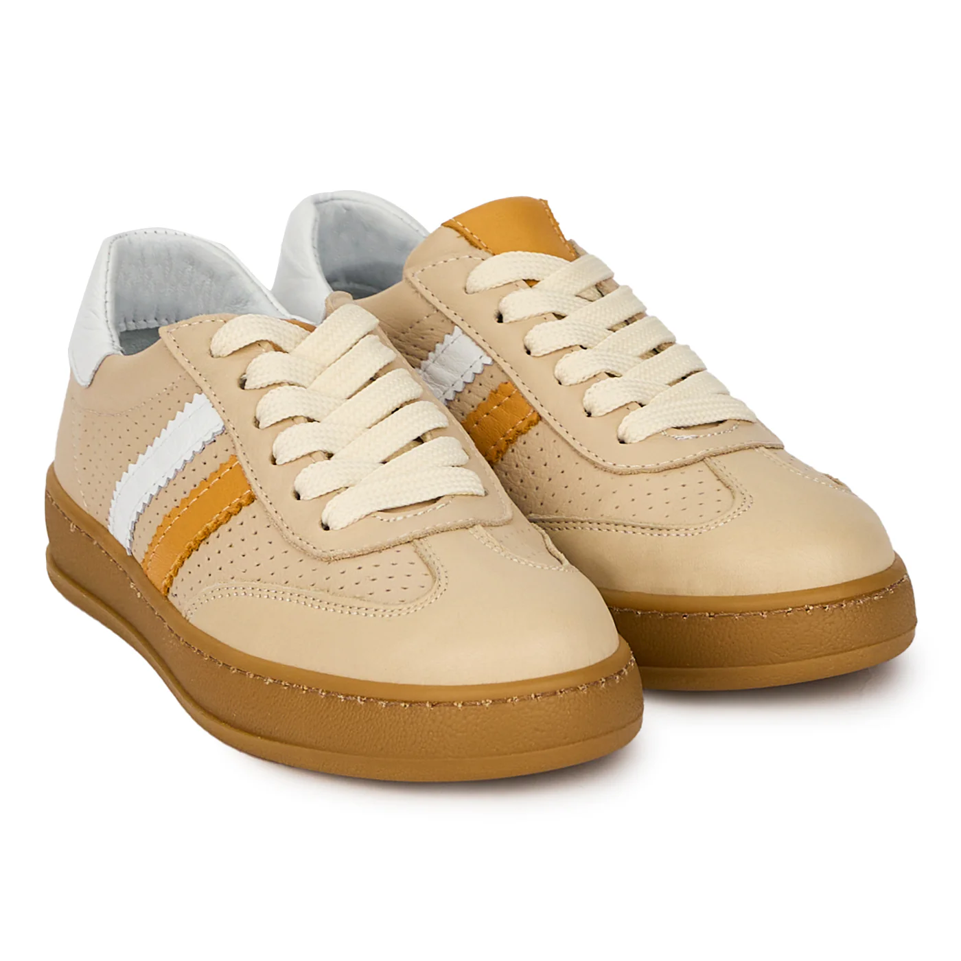 Pantofi casual dama din piele naturala cu siret 17917 - Image 4