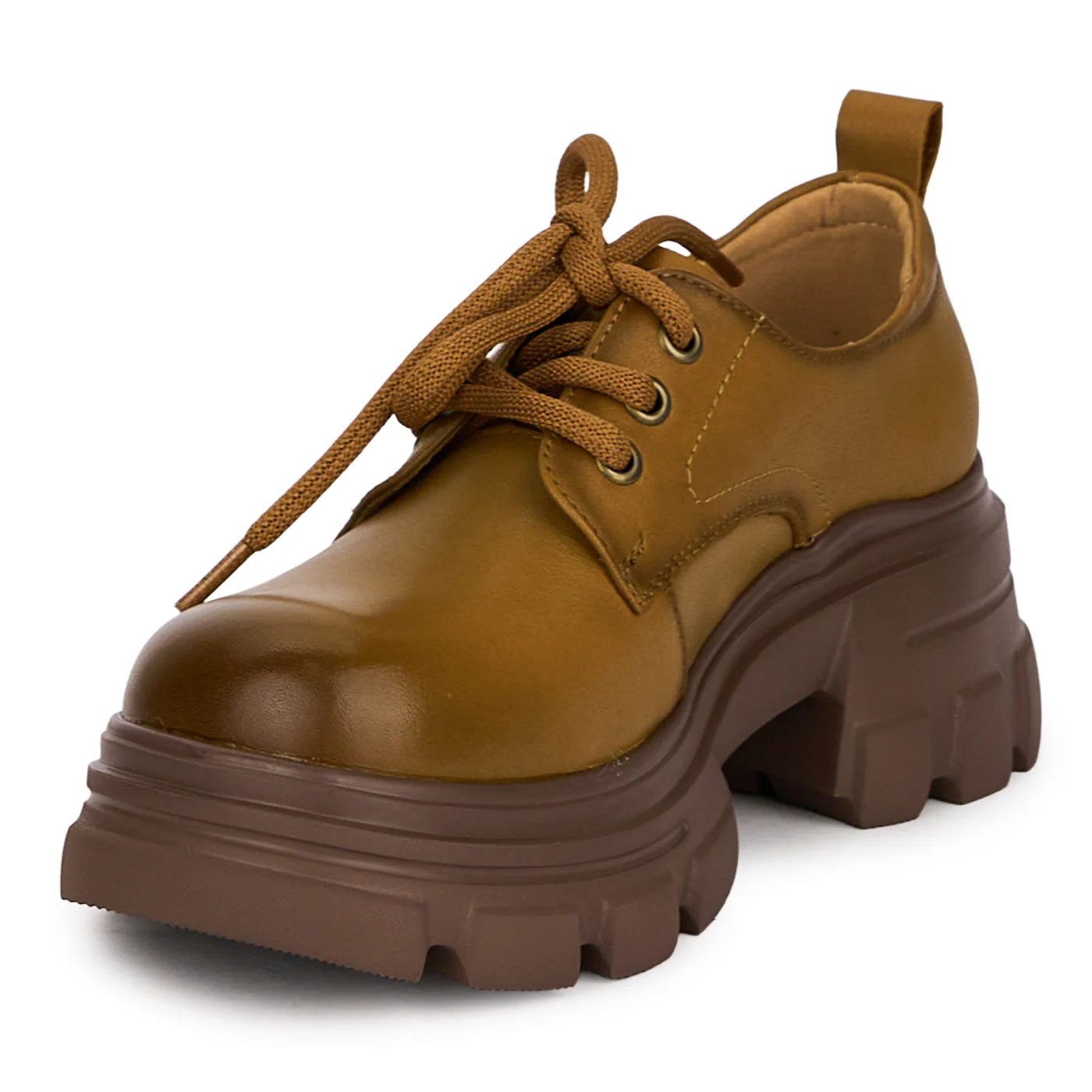 Pantofi casual dama din piele naturala cu siret 18738 - Image 3