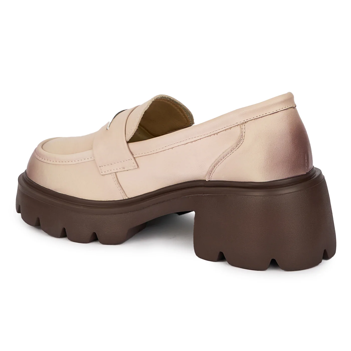 Pantofi casual dama din piele naturala cu talpa inalta 17995 - Image 2