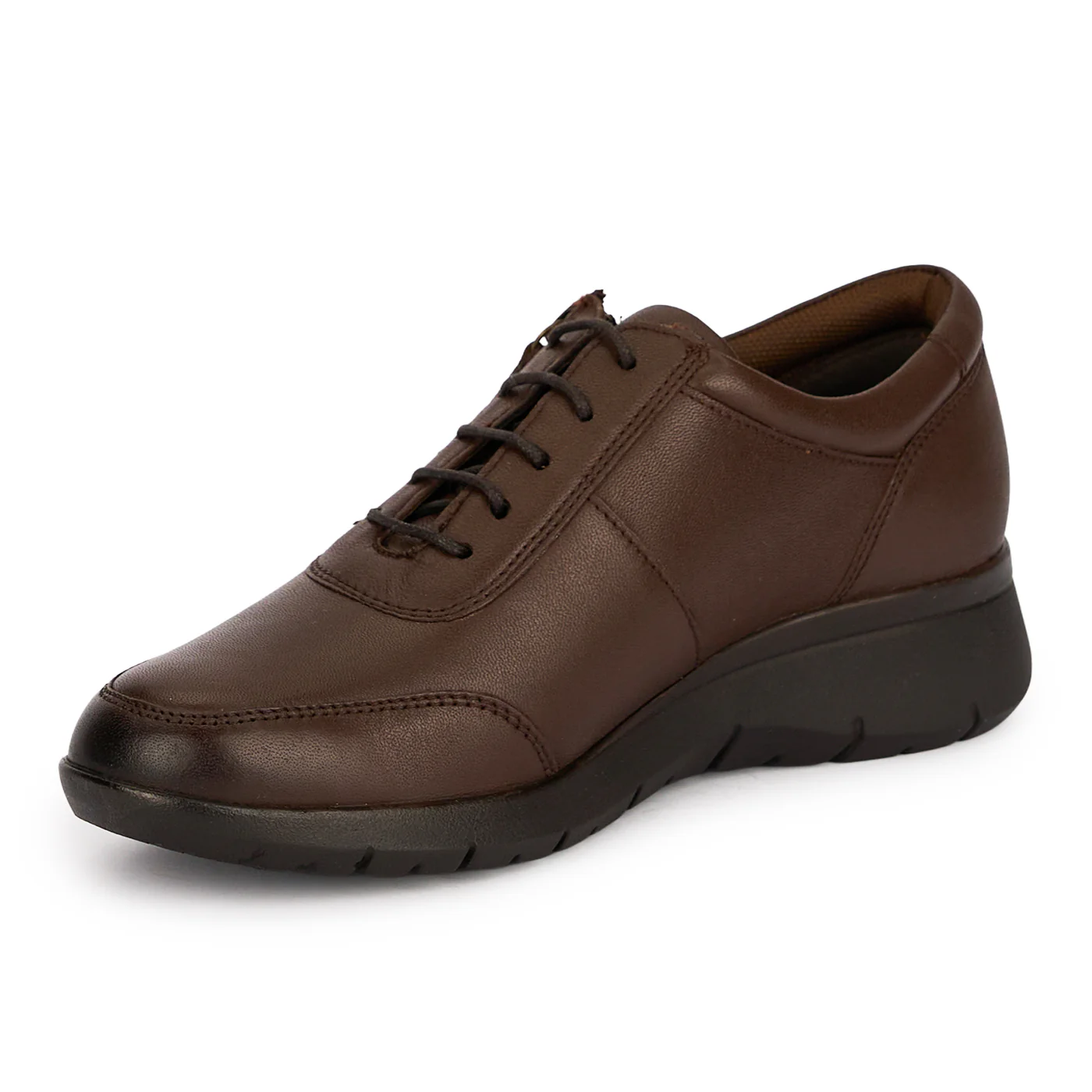 Pantofi casual dama din piele naturala maro 18817 - Image 3