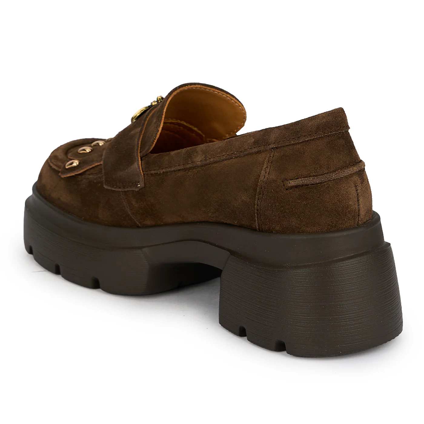Pantofi casual dama din piele naturala maro 19682 - Image 3