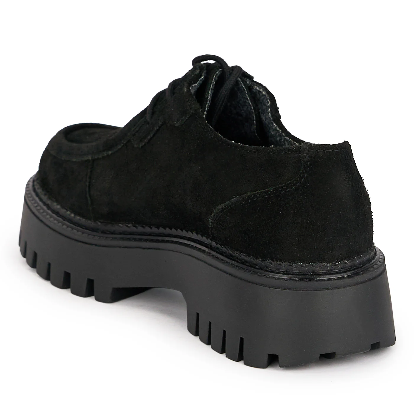 Pantofi casual dama din piele naturala neagra 18820 - Image 2