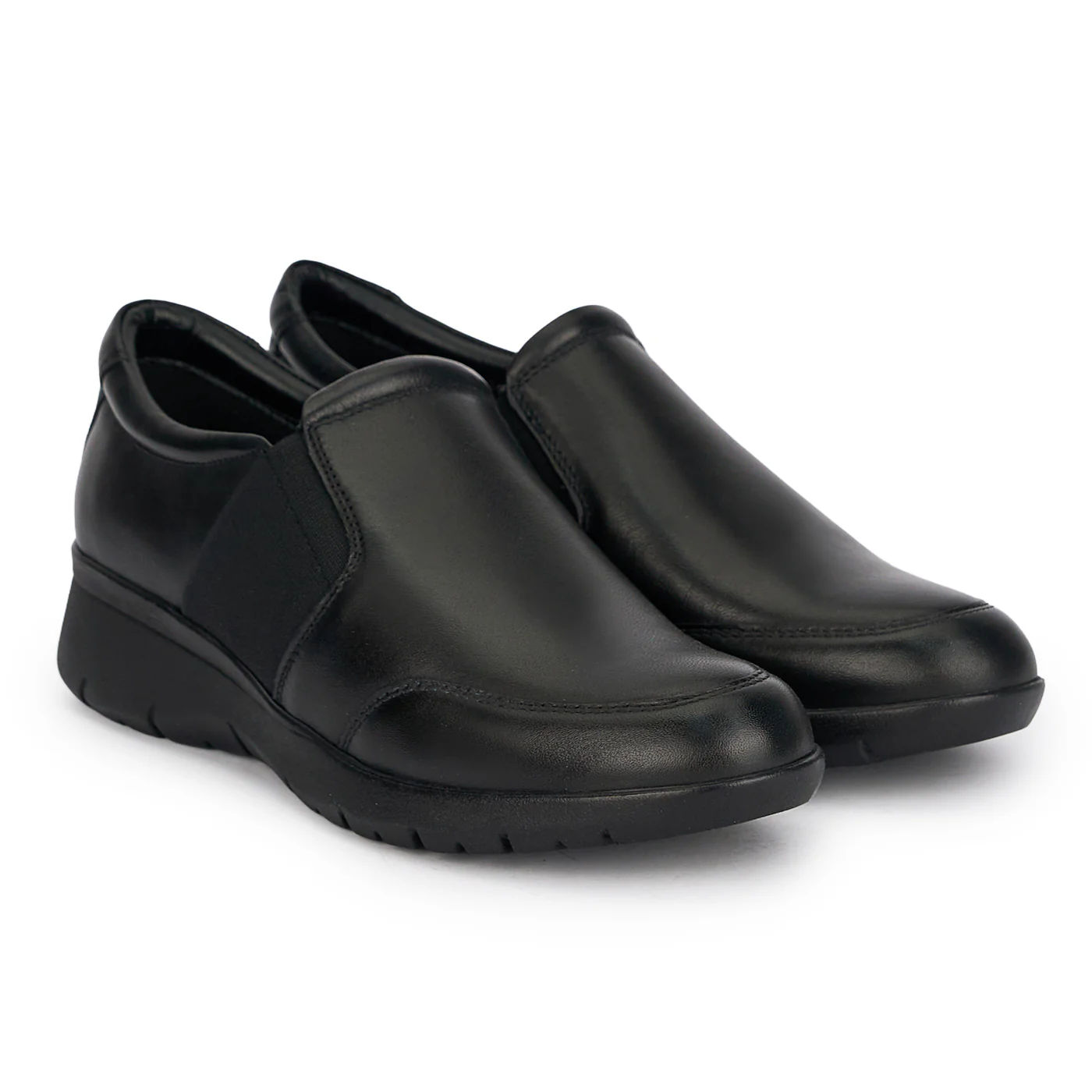 Pantofi casual dama din piele naturala neagra 18875 - Image 4