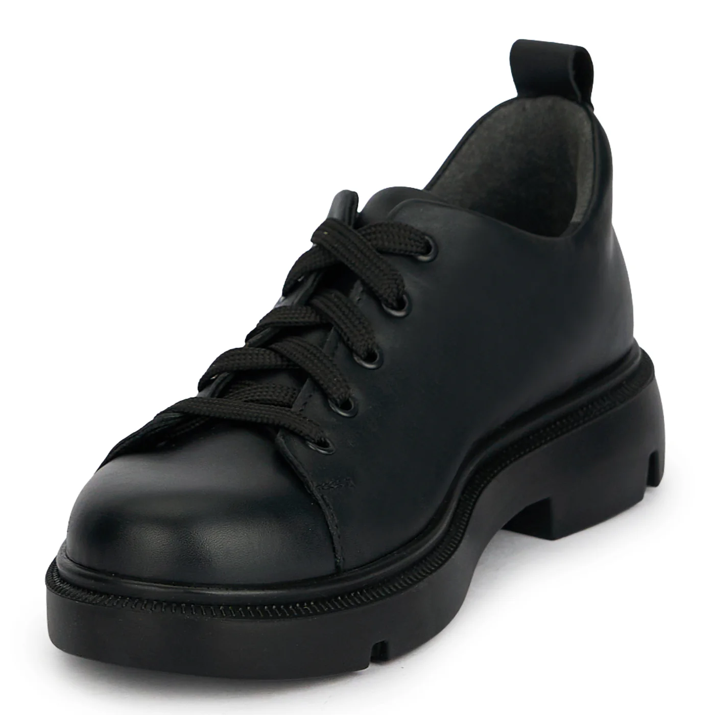 Pantofi casual dama din piele naturala neagra 19491 - Image 3