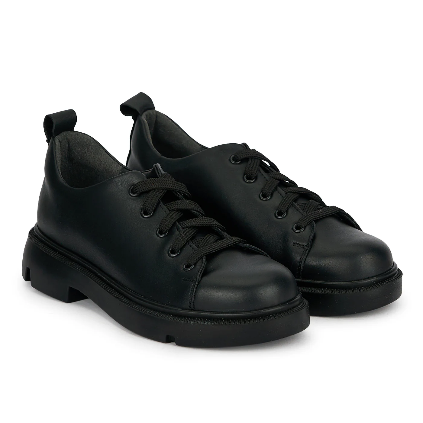 Pantofi casual dama din piele naturala neagra 19491 - Image 4