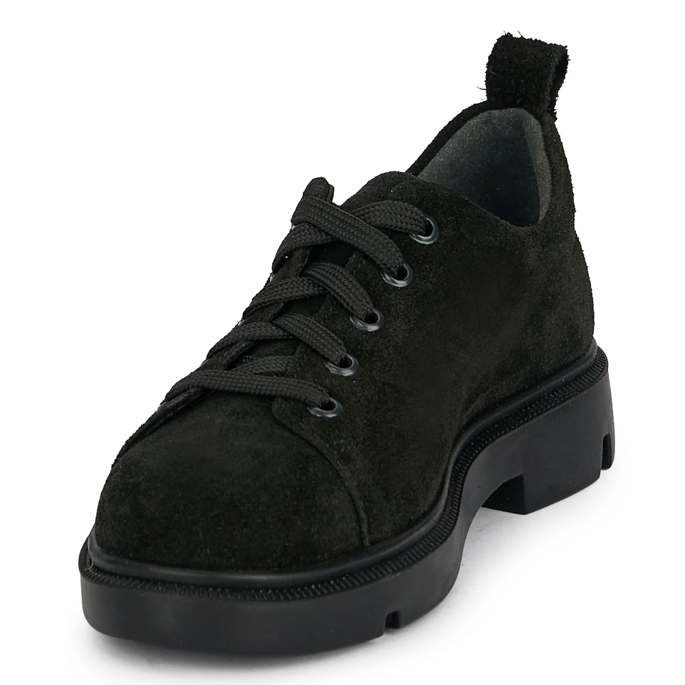 Pantofi casual dama din piele naturala neagra 19492 - Image 3