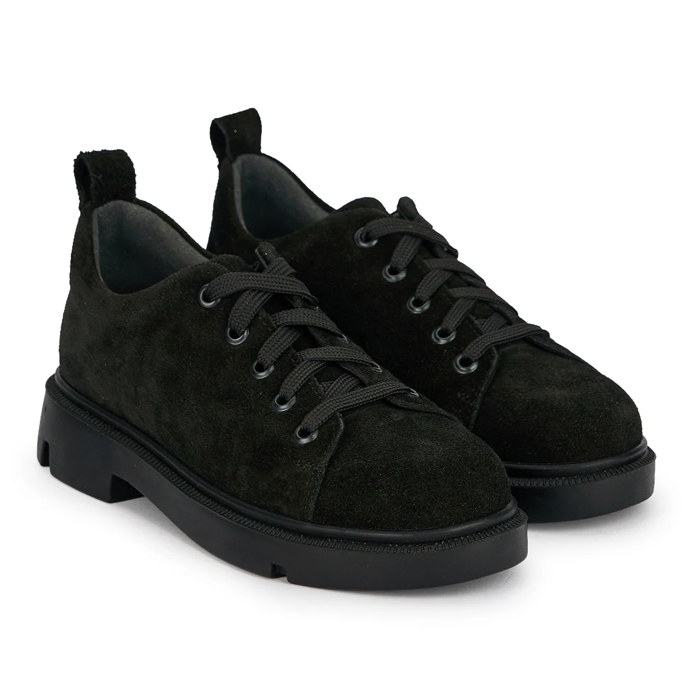 Pantofi casual dama din piele naturala neagra 19492 - Image 4