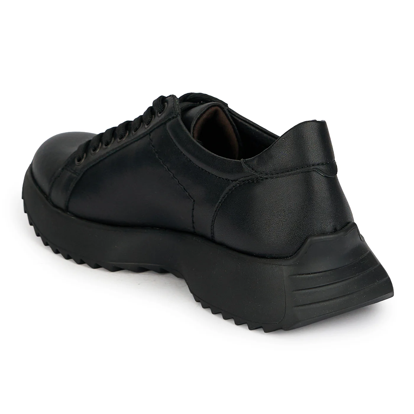 Pantofi casual dama din piele naturala neagra 19496 - Image 2