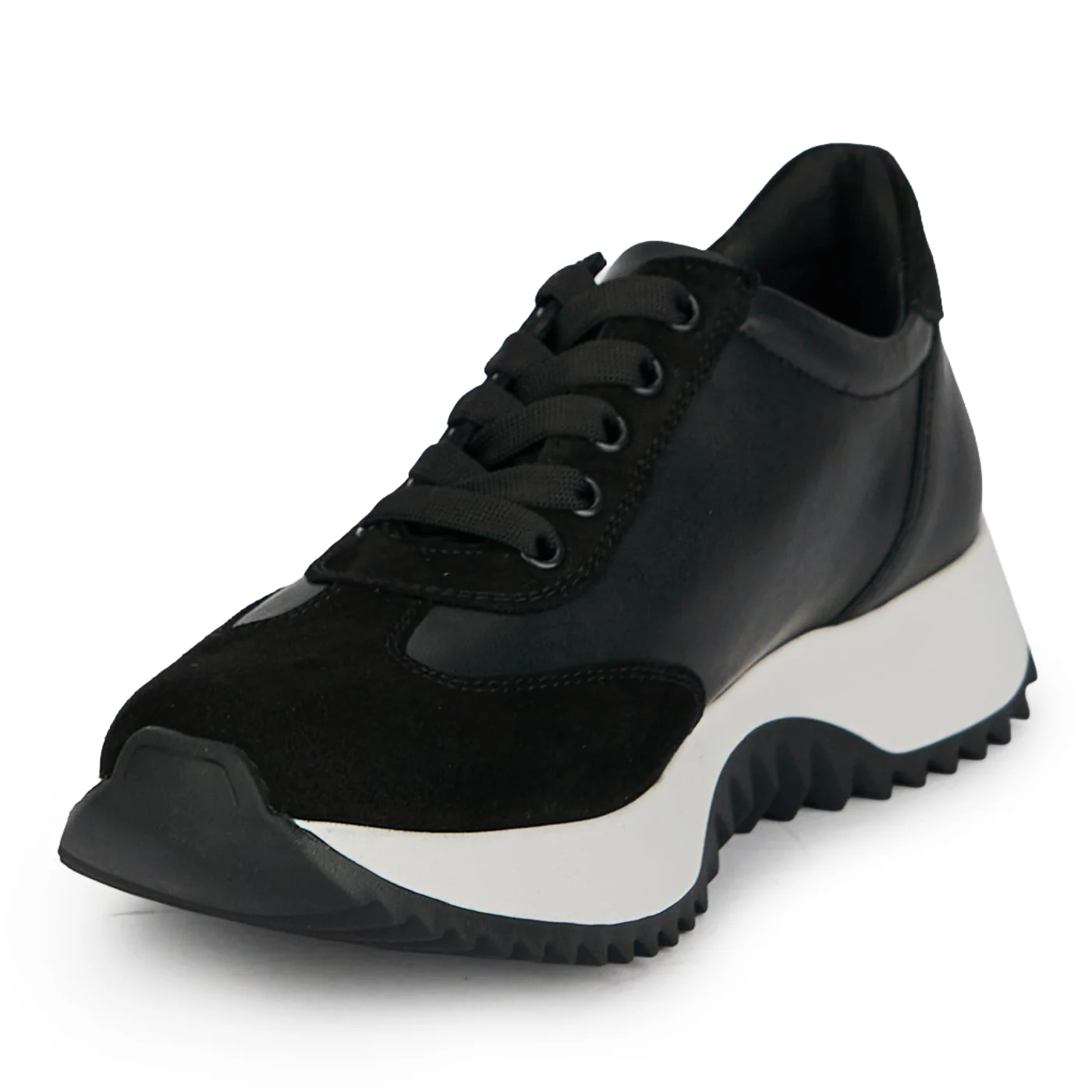 Pantofi dama din piele naturala neagra 19499 - Image 3