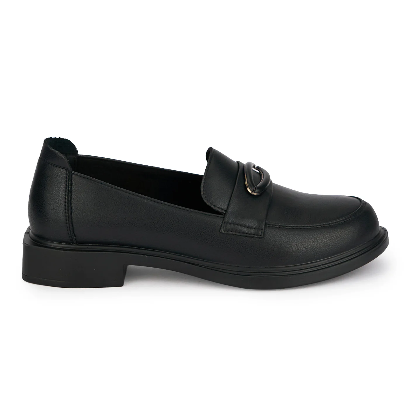 Pantofi casual dama din piele naturala neagra 19512